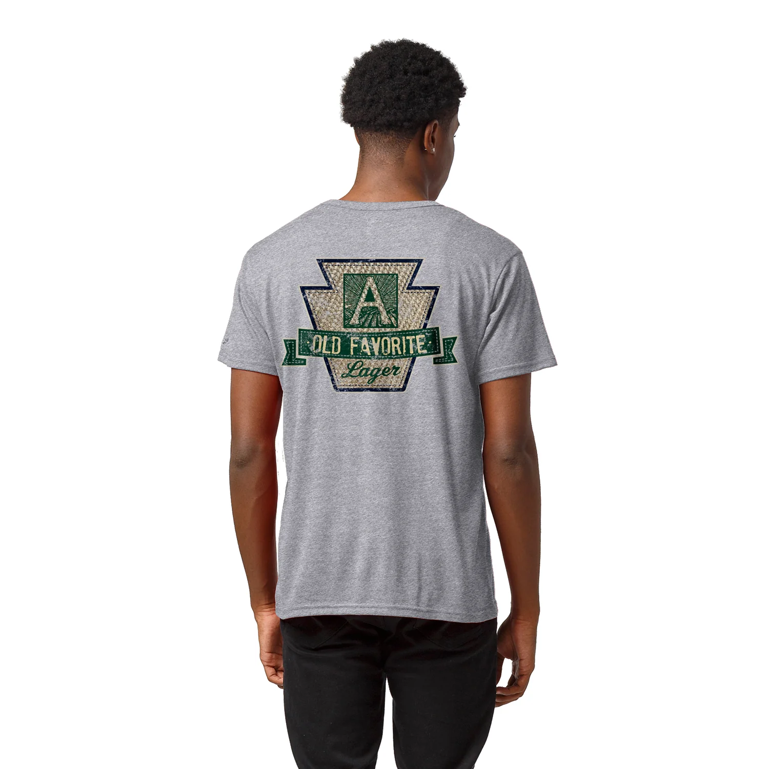 L900 Aldus Old Favorite Lager Tri-Blend Tee - Image 3