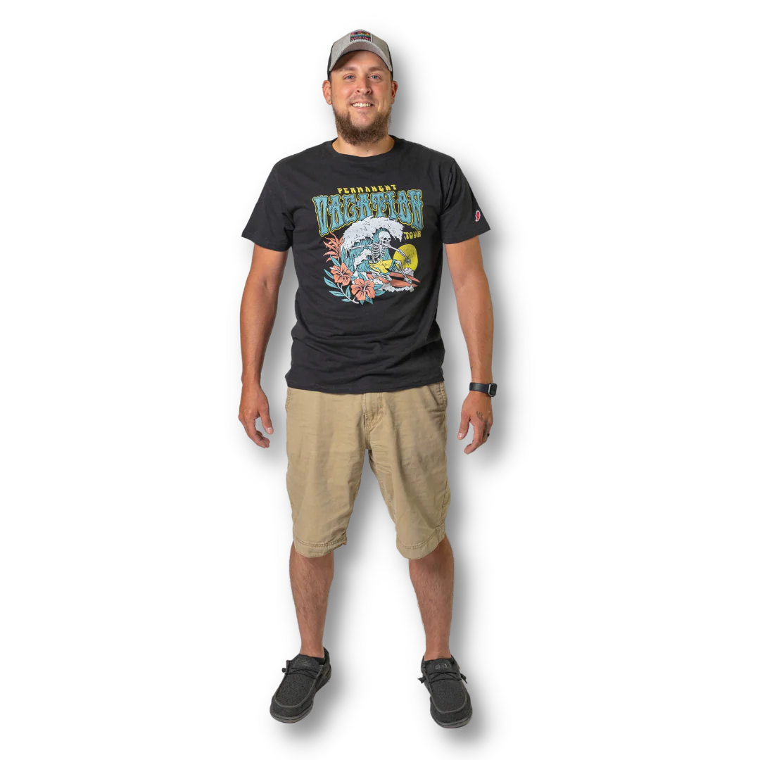 Surfing Skelly - All American Tee - Image 2