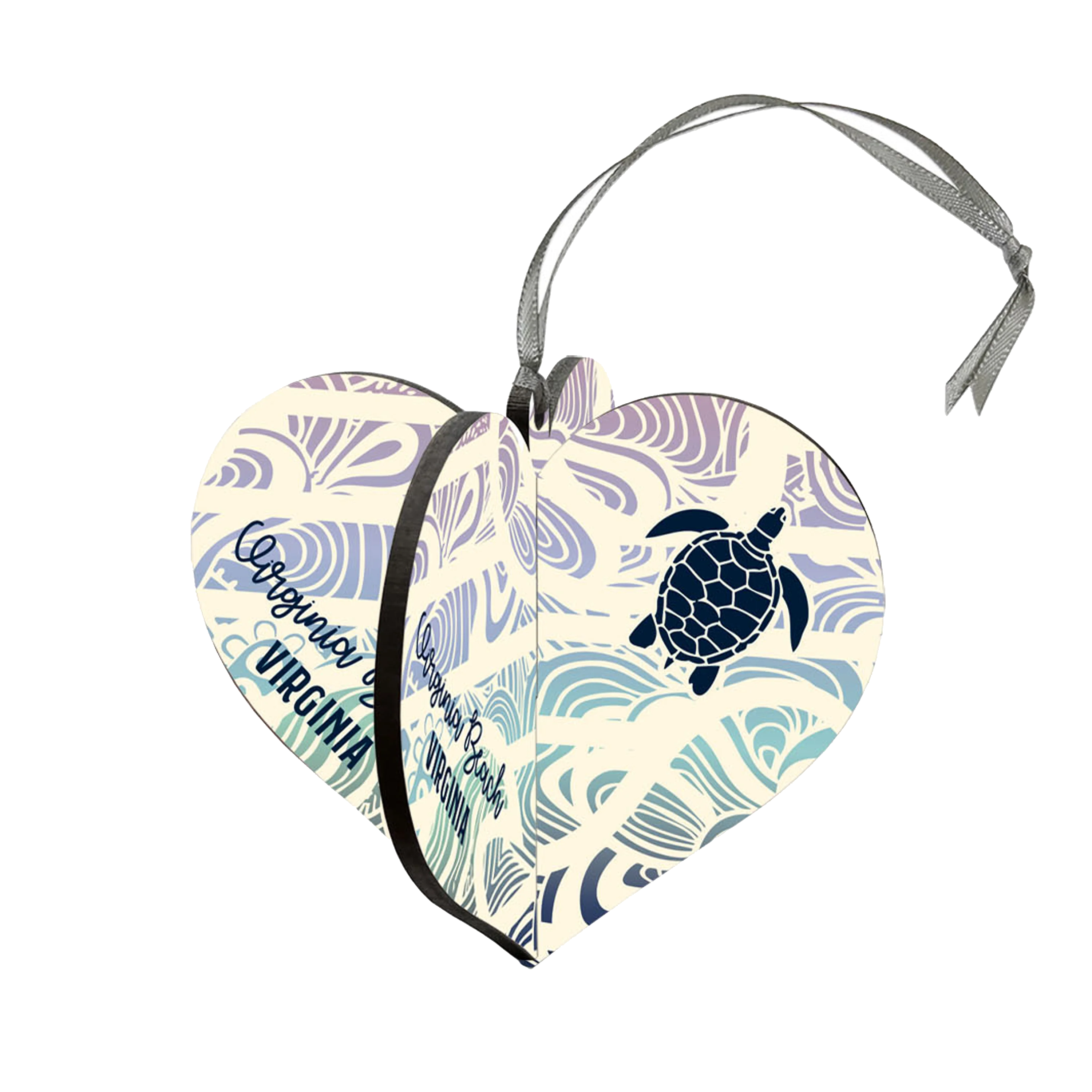 1403DHT 3D Heart Ornament