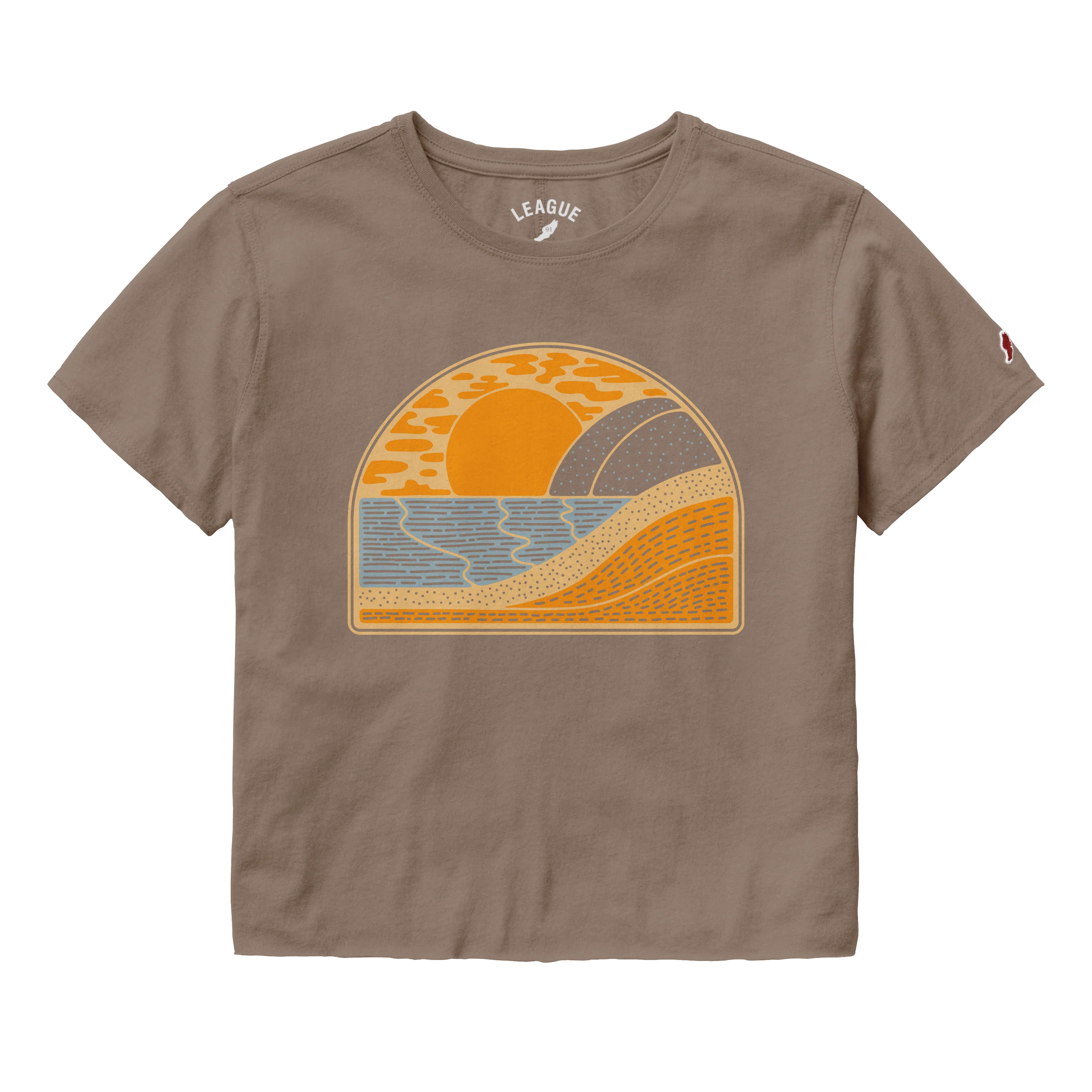 Sunset - Clothesline Cotton Crop Top