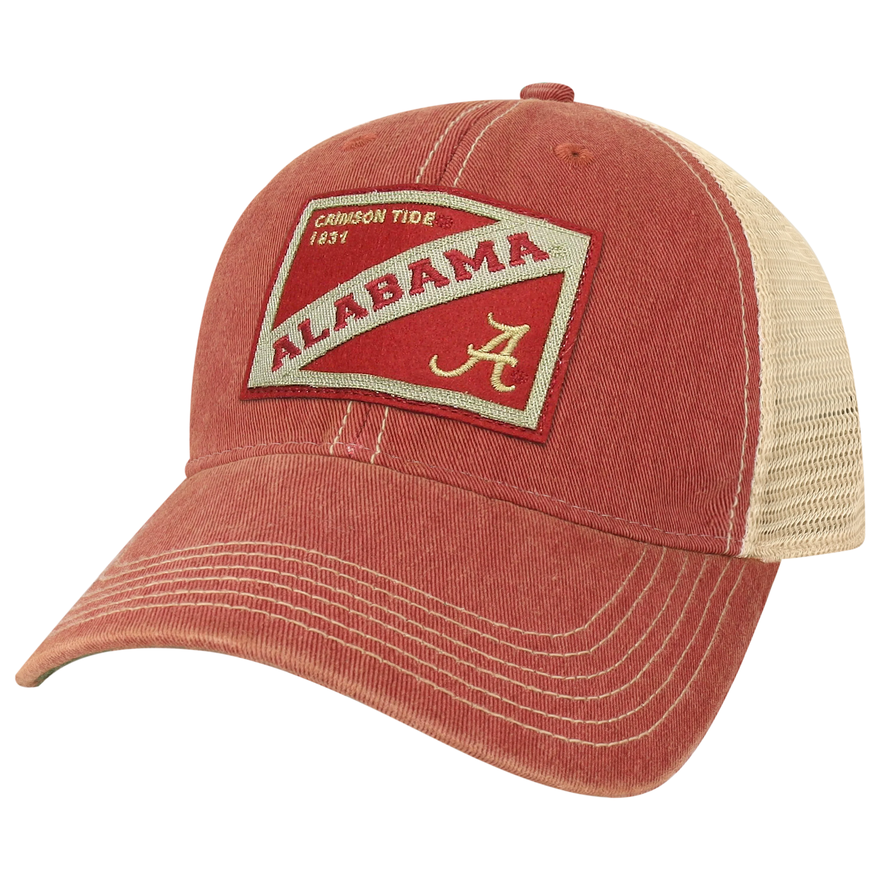 Alabama Crimson Tide OFA Cardinal Old Favorite Adjustable Trucker Hat - Image 4