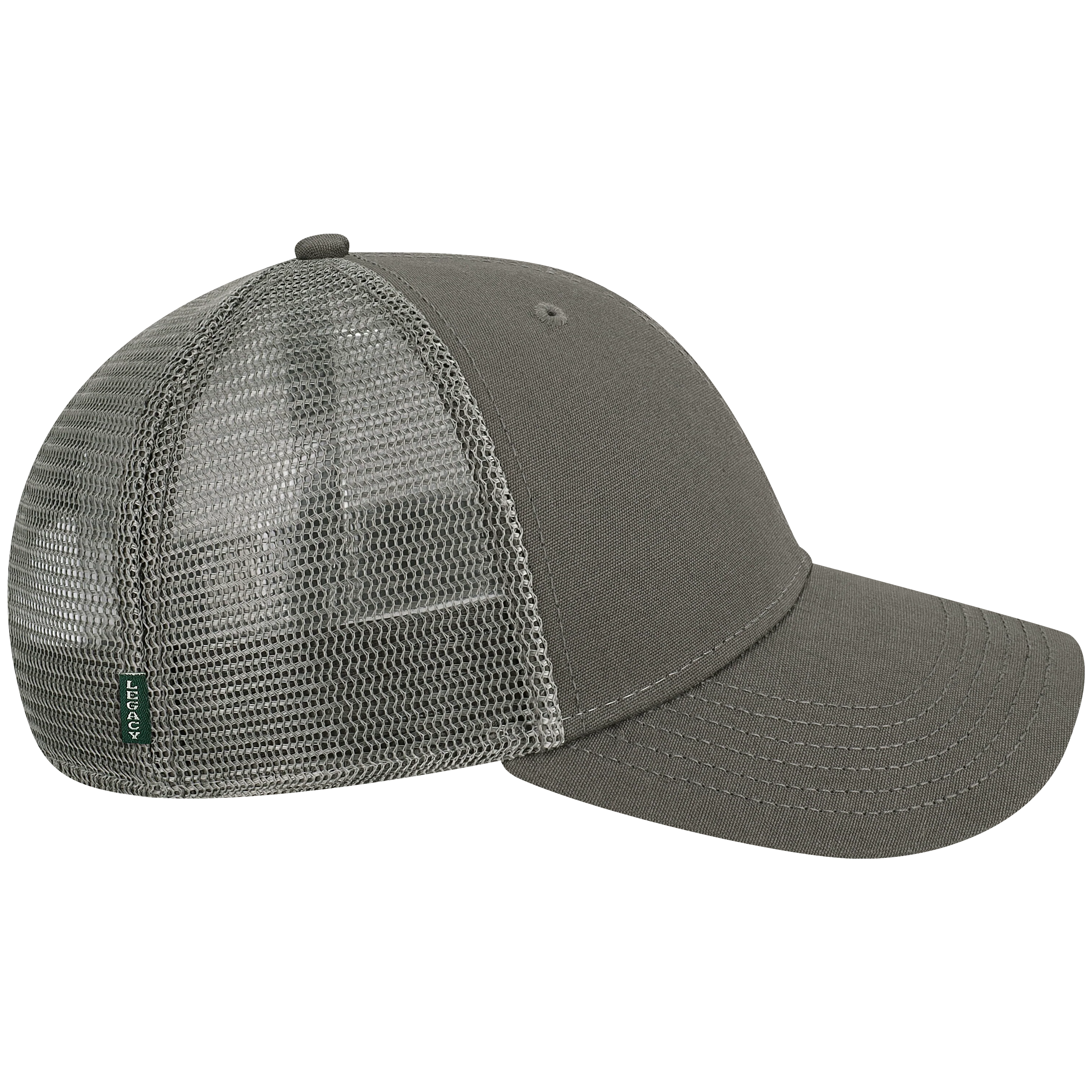 Clemson Tigers Dark Grey Lo-Pro Snapback Adjustable Trucker Hat - Image 3