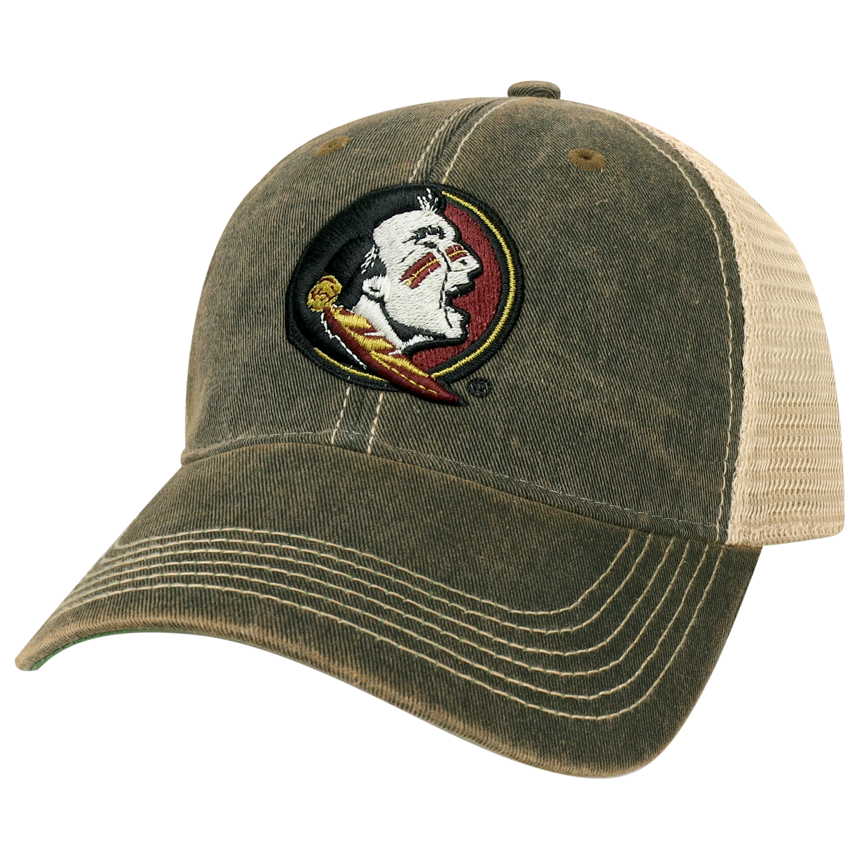 Florida State Seminoles OFA Old Favorite Adjustable Trucker Hat - Image 4