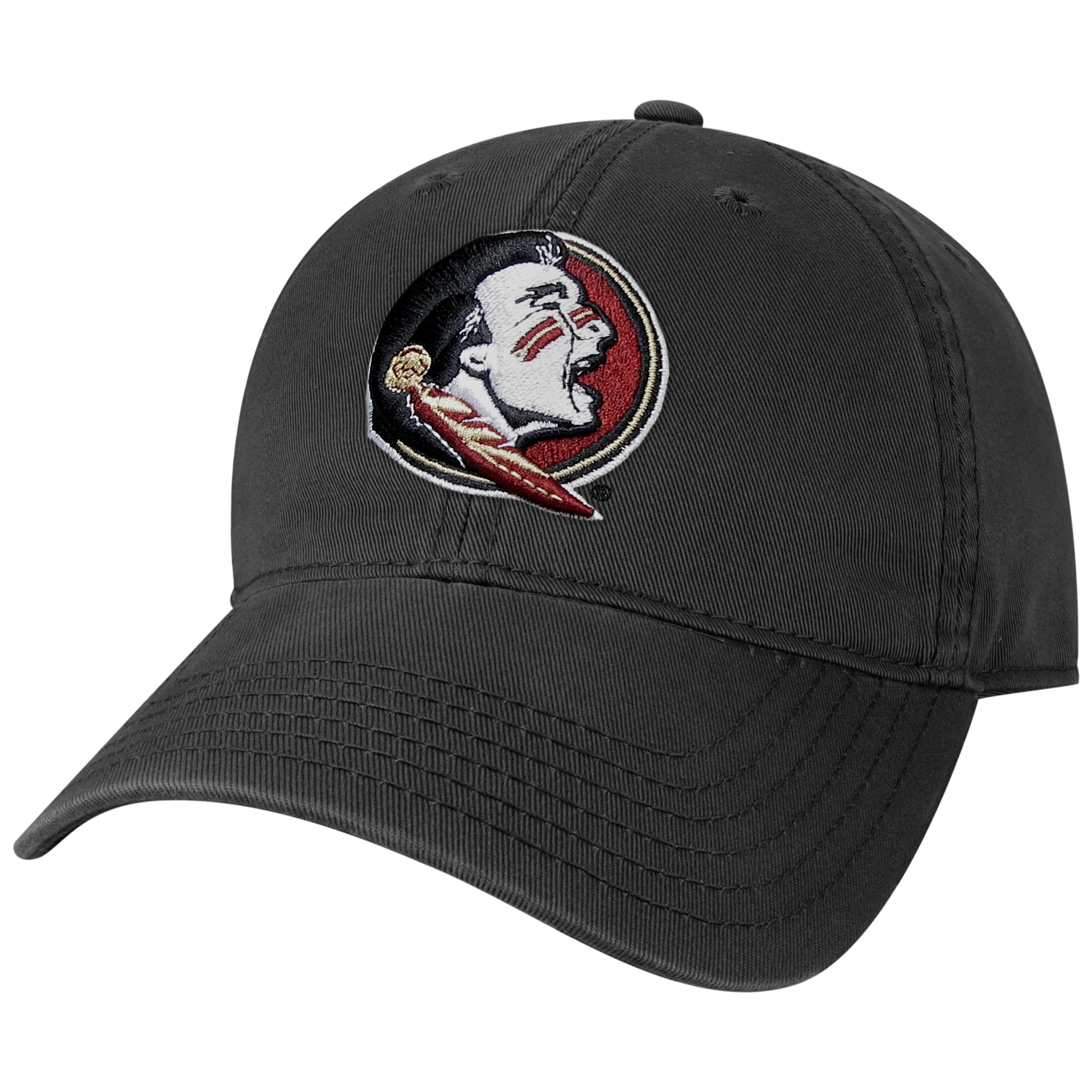 Florida State Seminoles Black Youth Relaxed Twill Hat - Image 4