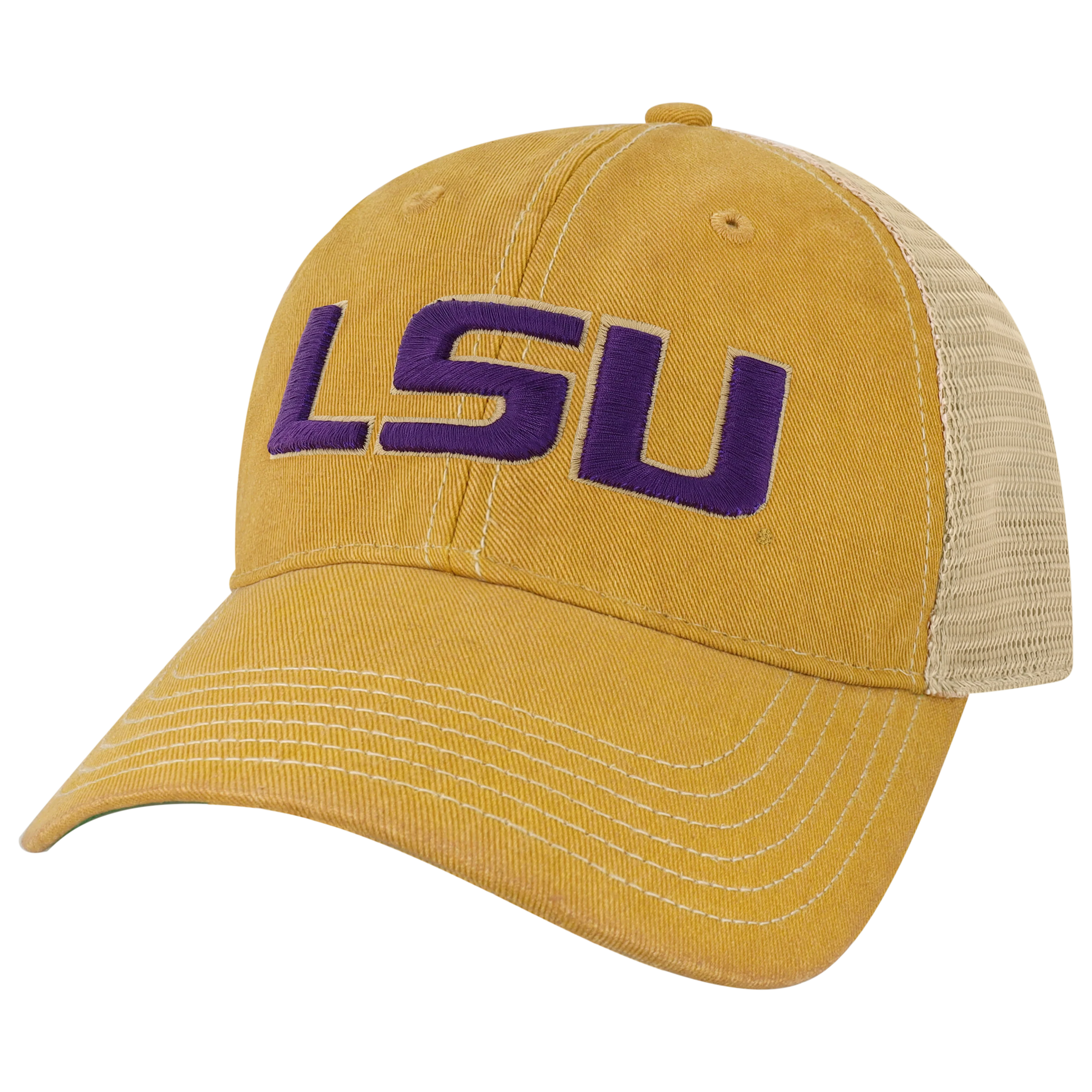 LSU Tigers OFA Old Favorite Adjustable Trucker Hat - Image 4