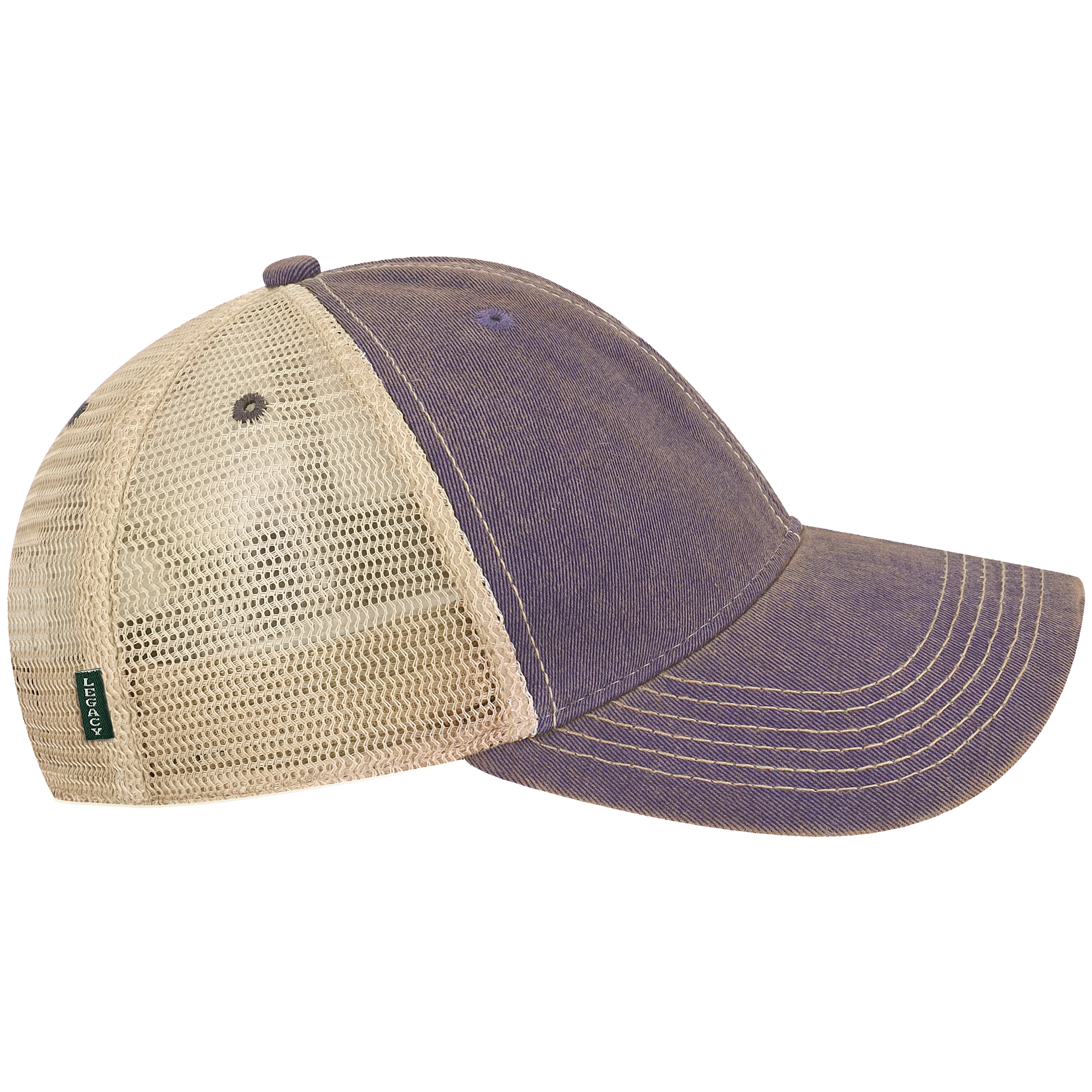 LSU Tigers OFA Purple Old Favorite Adjustable Trucker Hat - Image 3