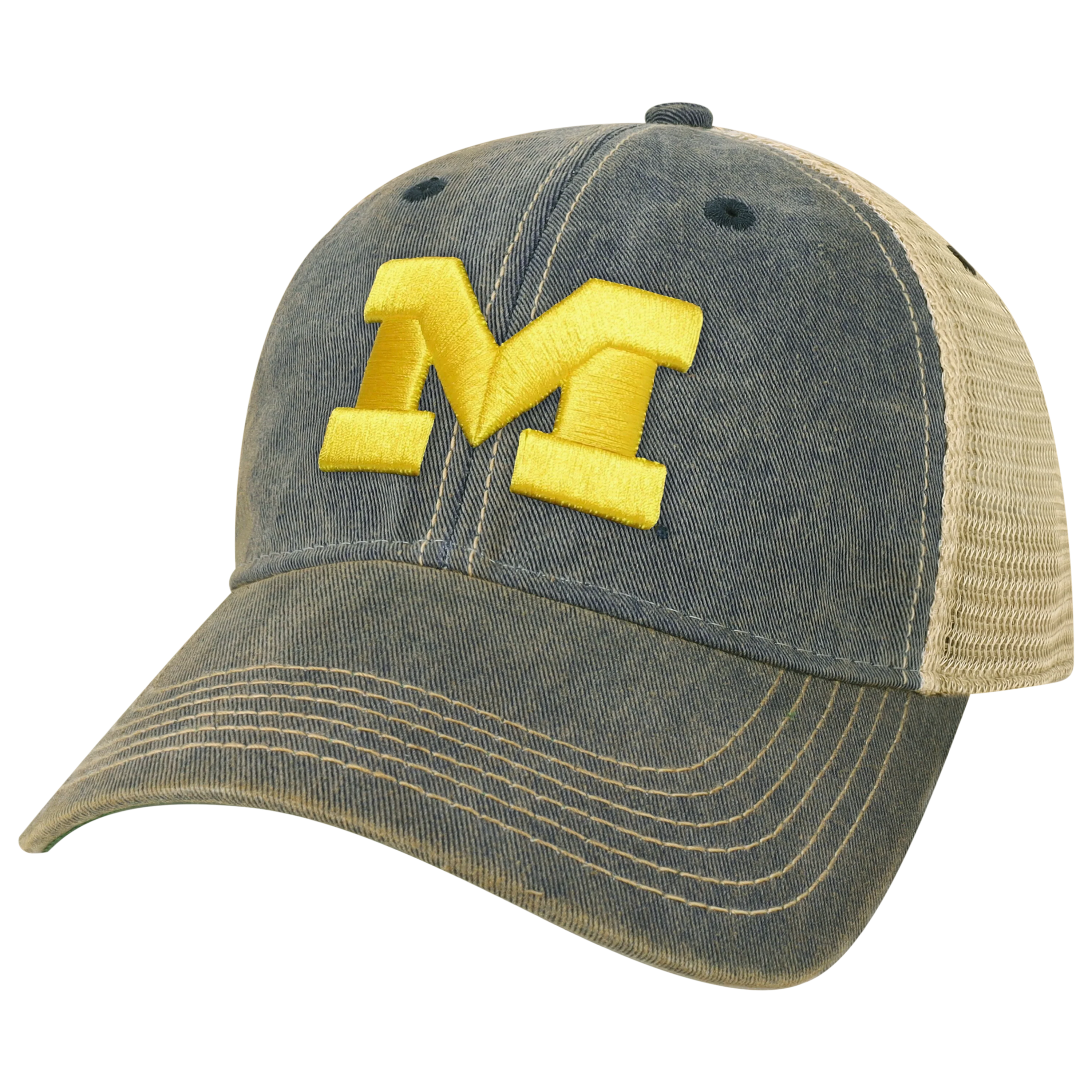 Michigan Wolverines OFA Old Favorite Adjustable Trucker Hat - Image 4