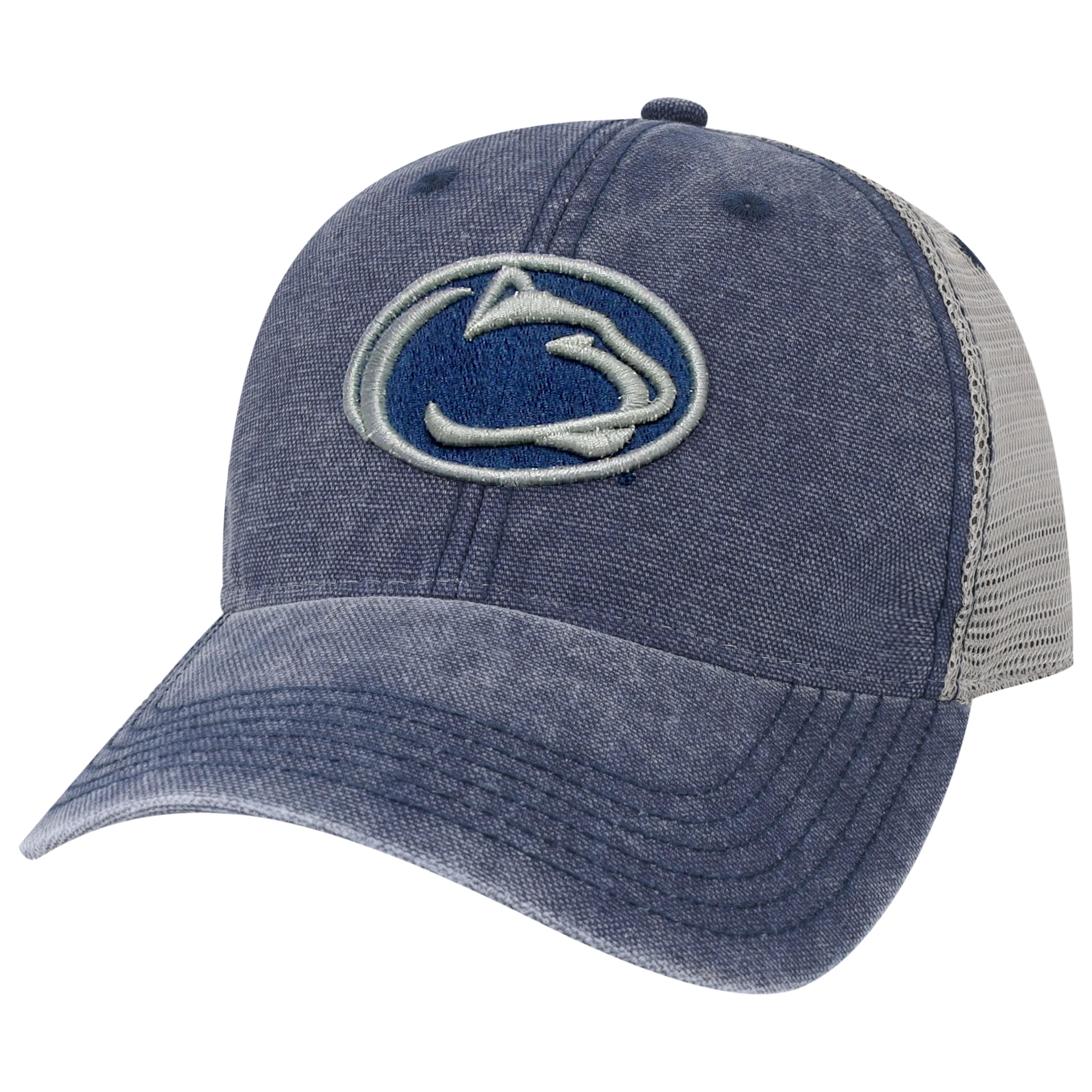 Penn State Nittany Lions Navy/Grey Dashboard Trucker Hat - Image 4