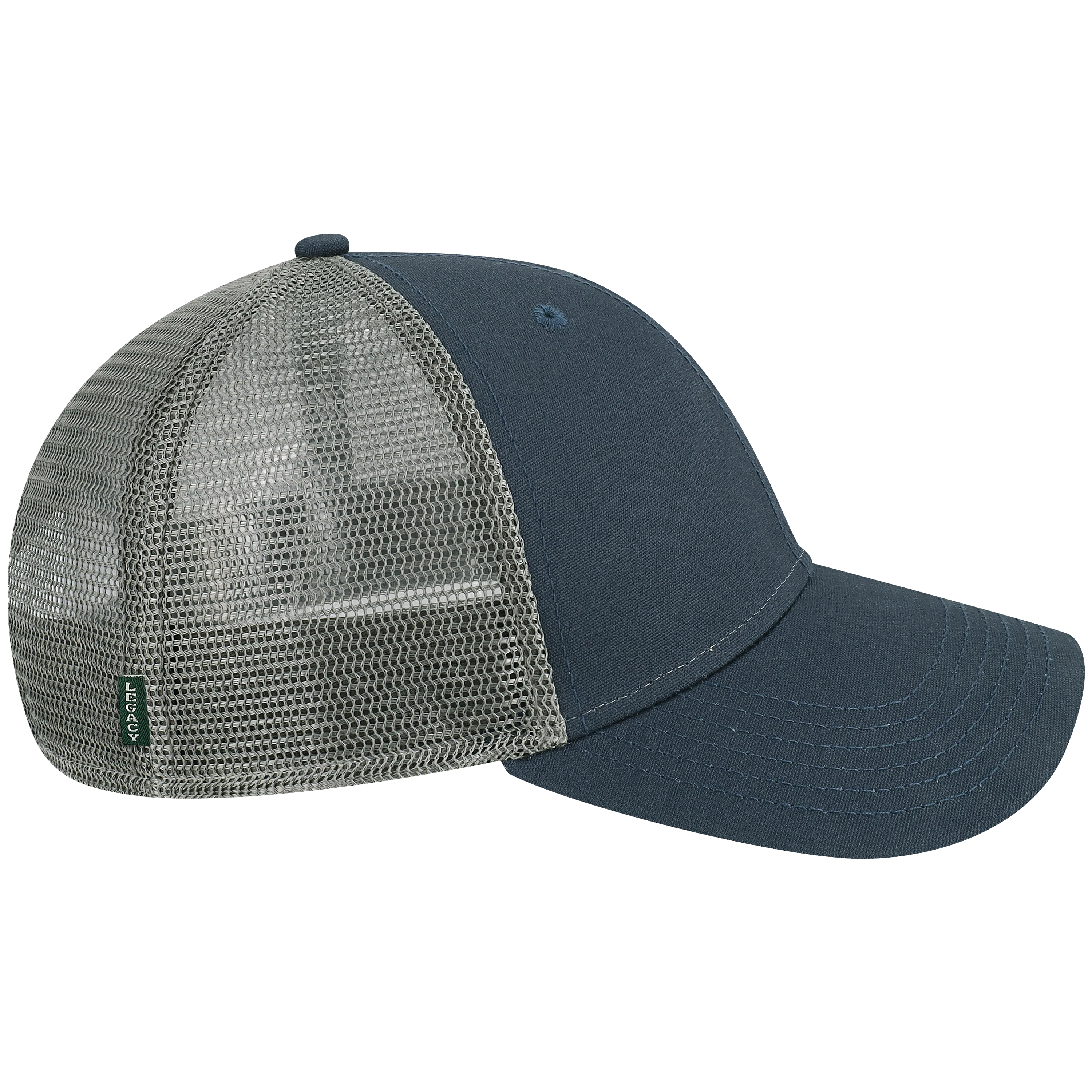Penn State Nittany Lions Heather Navy Lo-Pro Snapback Adjustable Trucker Hat - Image 3