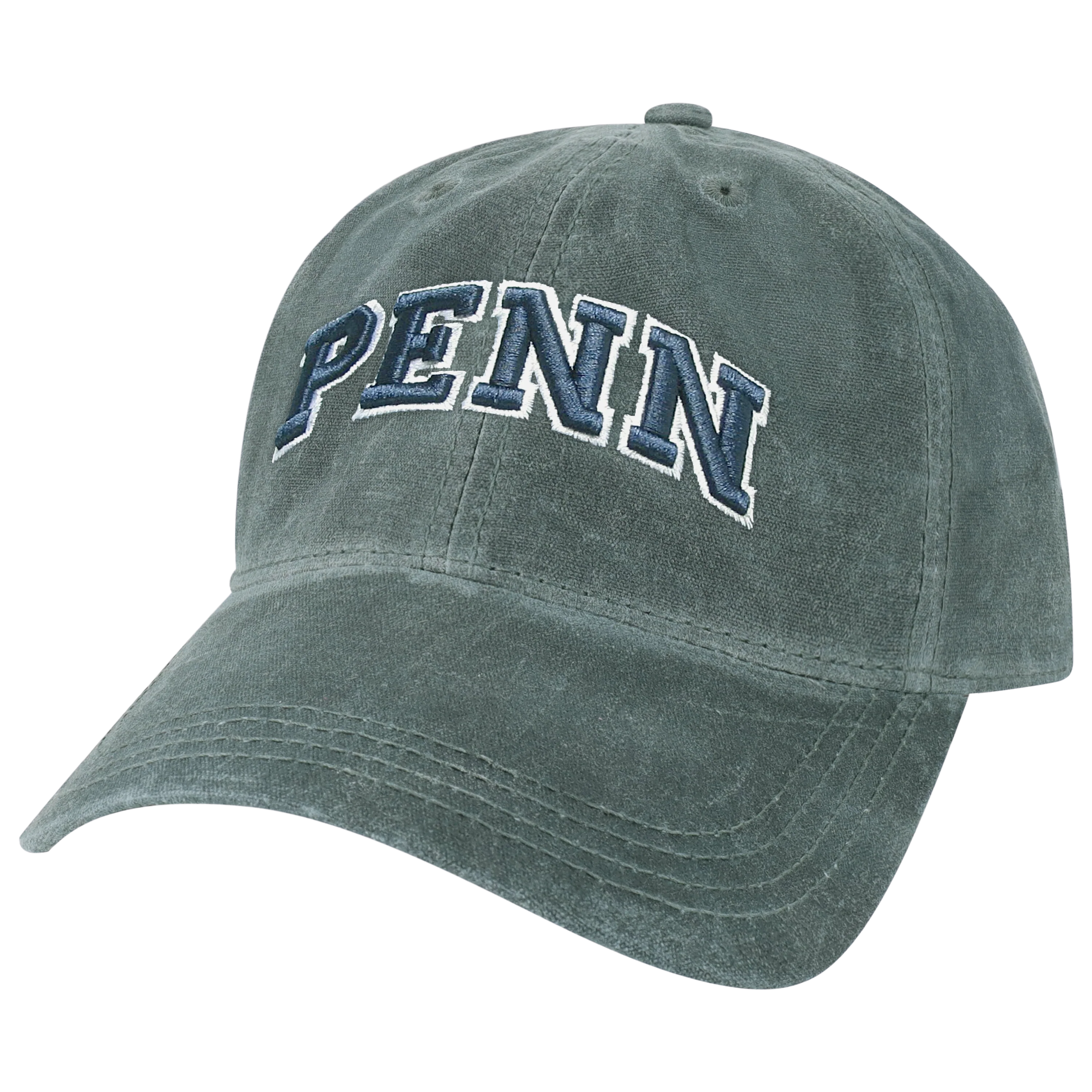 Penn Blue Steel Waxed Cotton Adjustable Hat - Image 4
