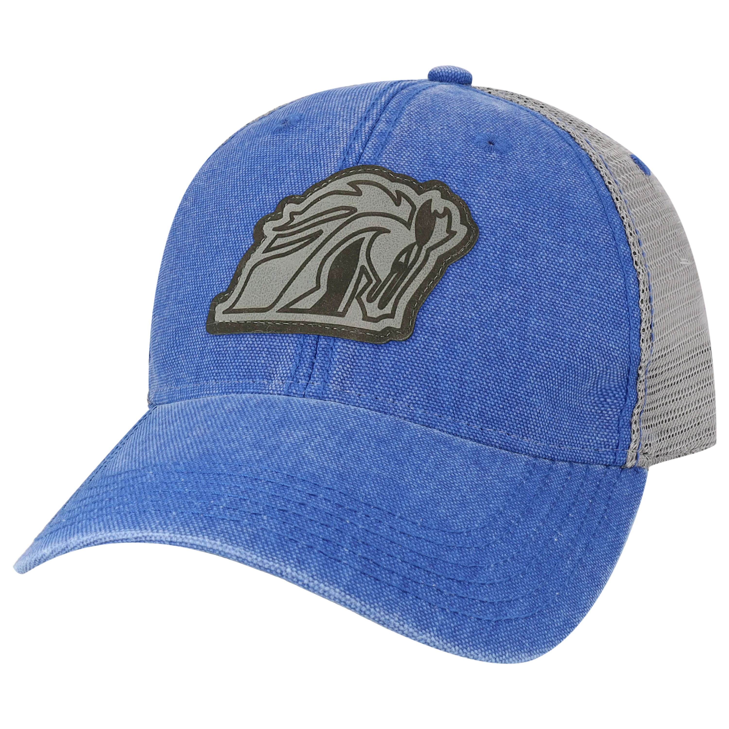 Boise State Broncos College Vault Royal/Grey Dashboard Adjustable Trucker Hat - Image 4