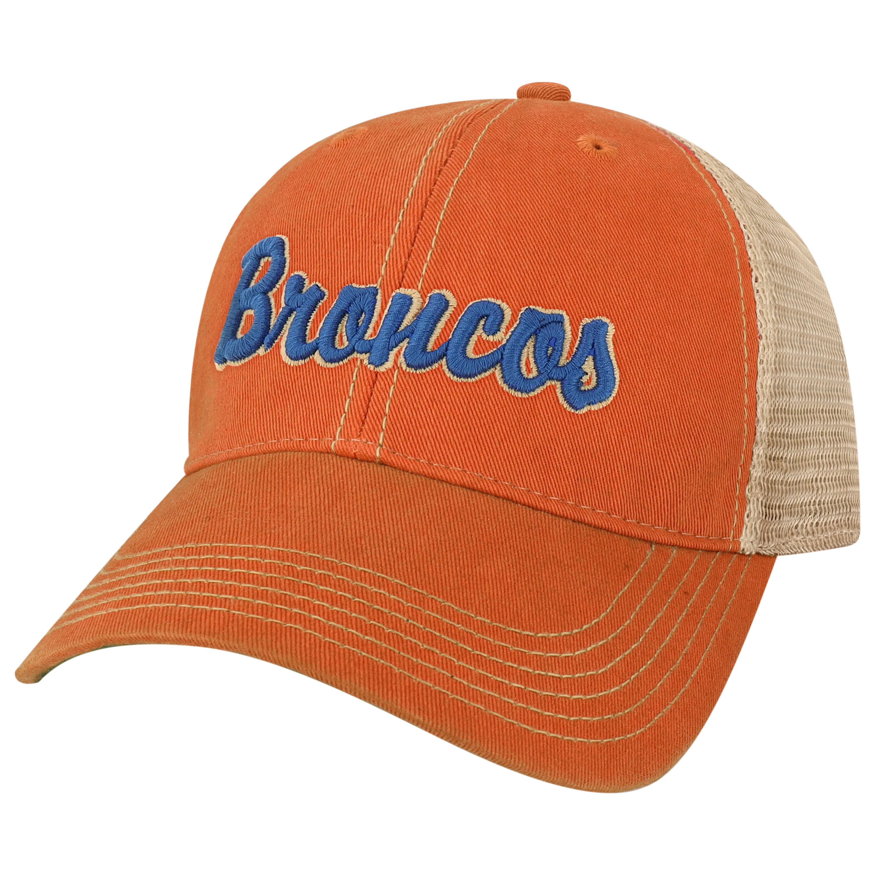 Boise State Broncos College Vault OFA Orange Old Favorite Adjustable Trucker Hat - Image 4