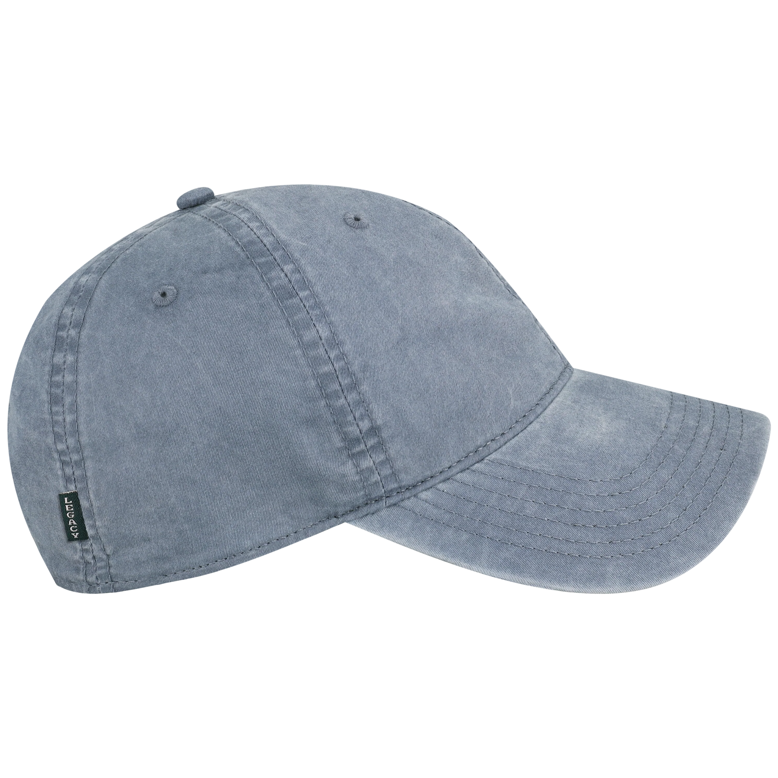 Boise State Broncos College Vault Slate Blue Terra Twill Adjustable Hat - Image 3