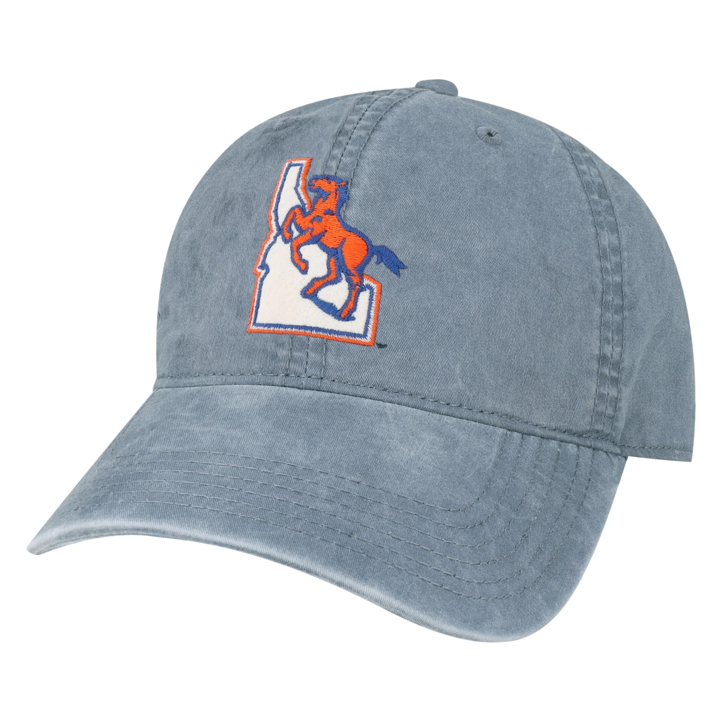 Boise State Broncos College Vault Slate Blue Terra Twill Adjustable Hat - Image 4