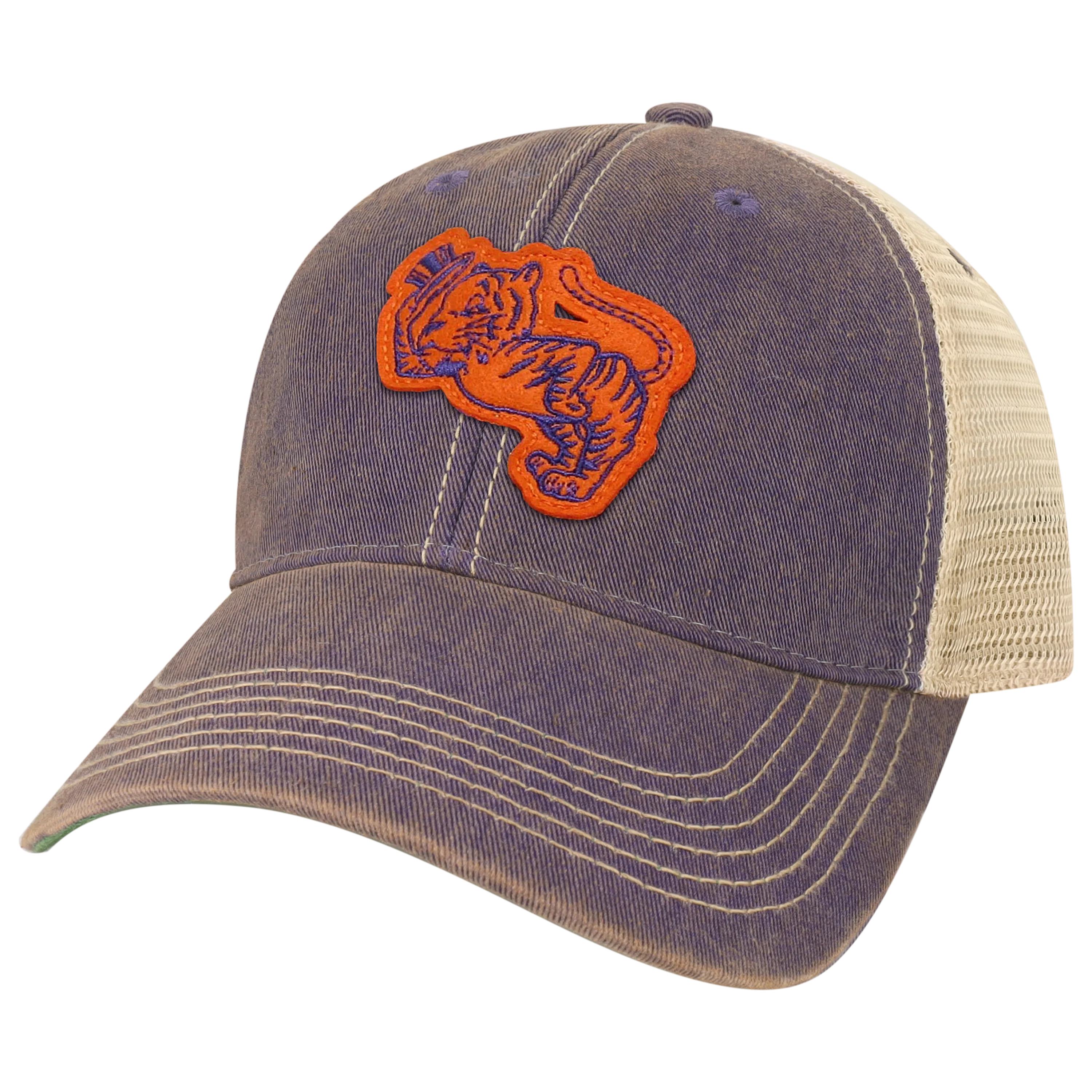Clemson Tigers College Vault OFA Purple Old Favorite Adjustable Trucker Hat - Image 4
