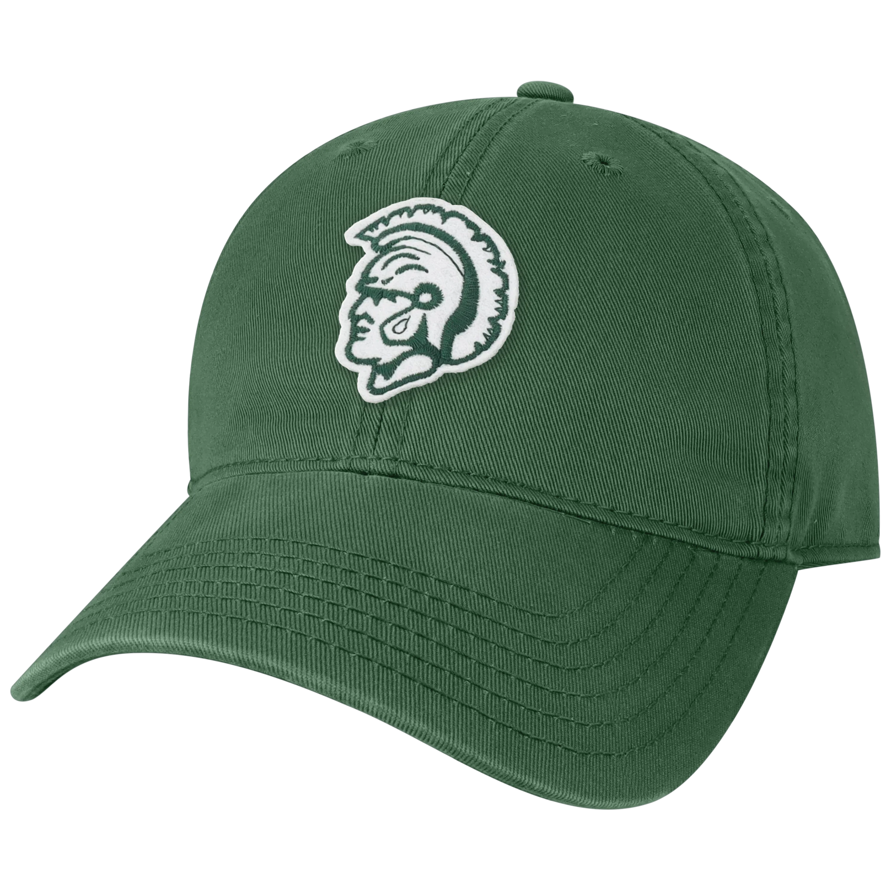 Michigan State Spartans College Vault Dark Green Relaxed Twill Adjustable Hat - Image 4