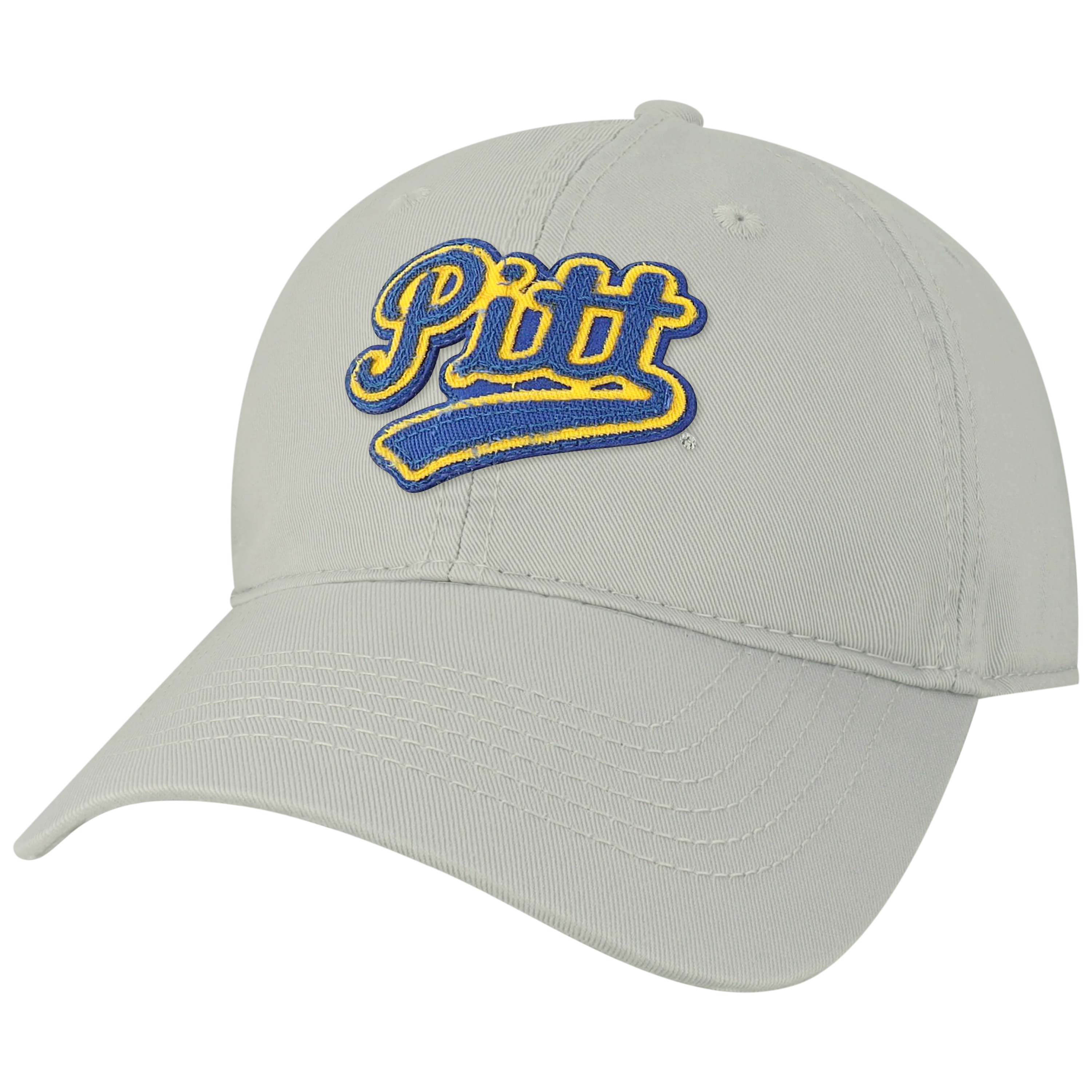 Pittsburgh Panthers College Vault Silver Relaxed Twill Adjustable Hat - Image 4