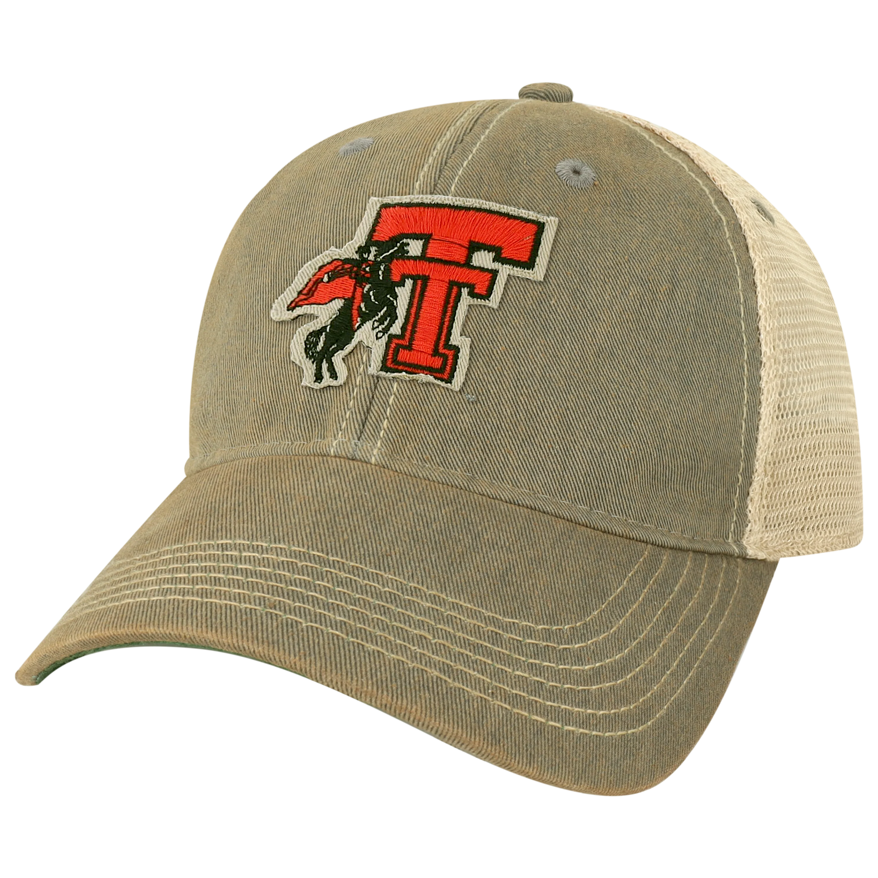 Texas Tech Red Raiders College Vault OFA Grey Old Favorite Adjustable Trucker Hat