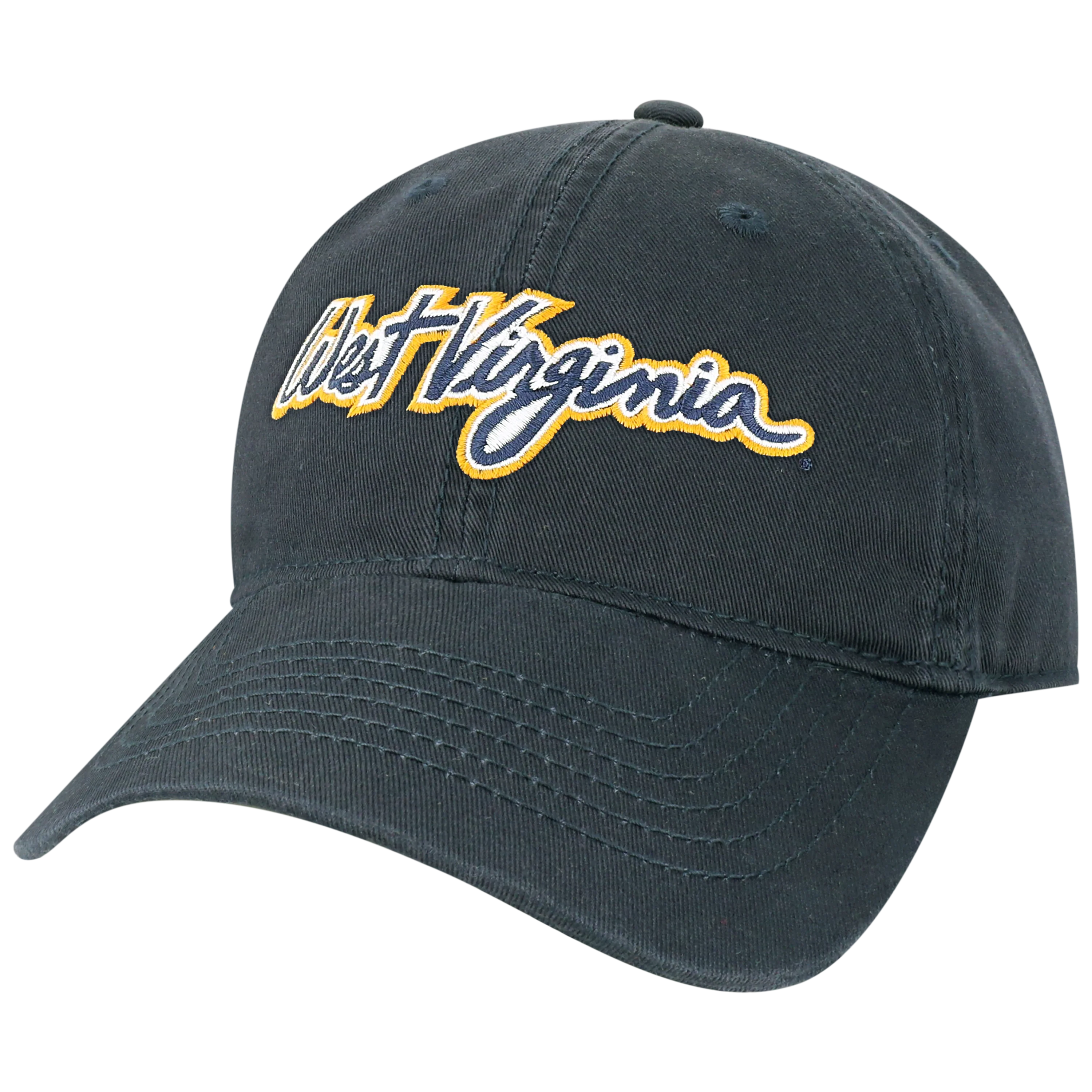 West Virginia Mountaineers College Vault Navy Relaxed Twill Adjustable Hat - Image 4