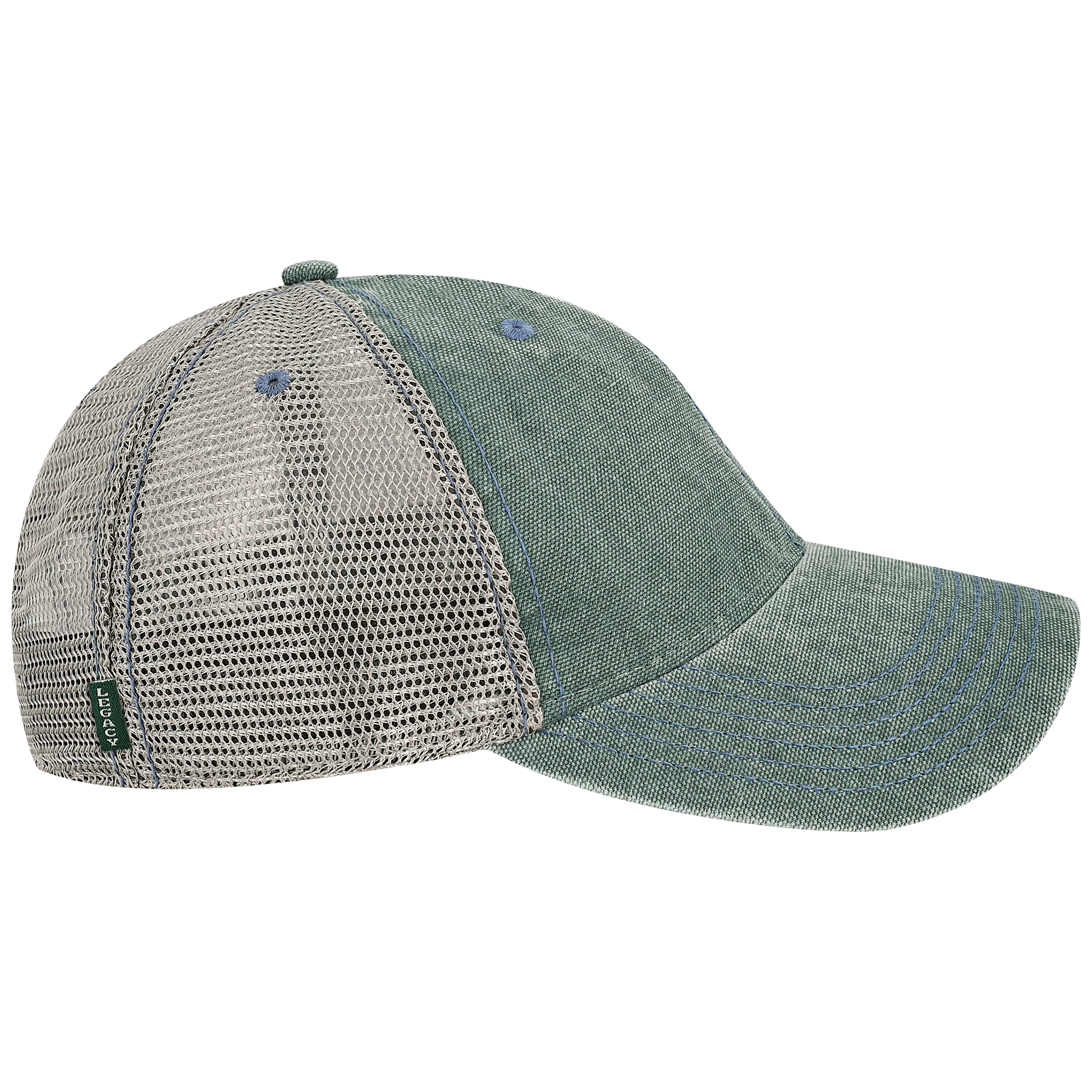 West Virginia Blue Steel/Grey Dashboard Trucker - Image 3