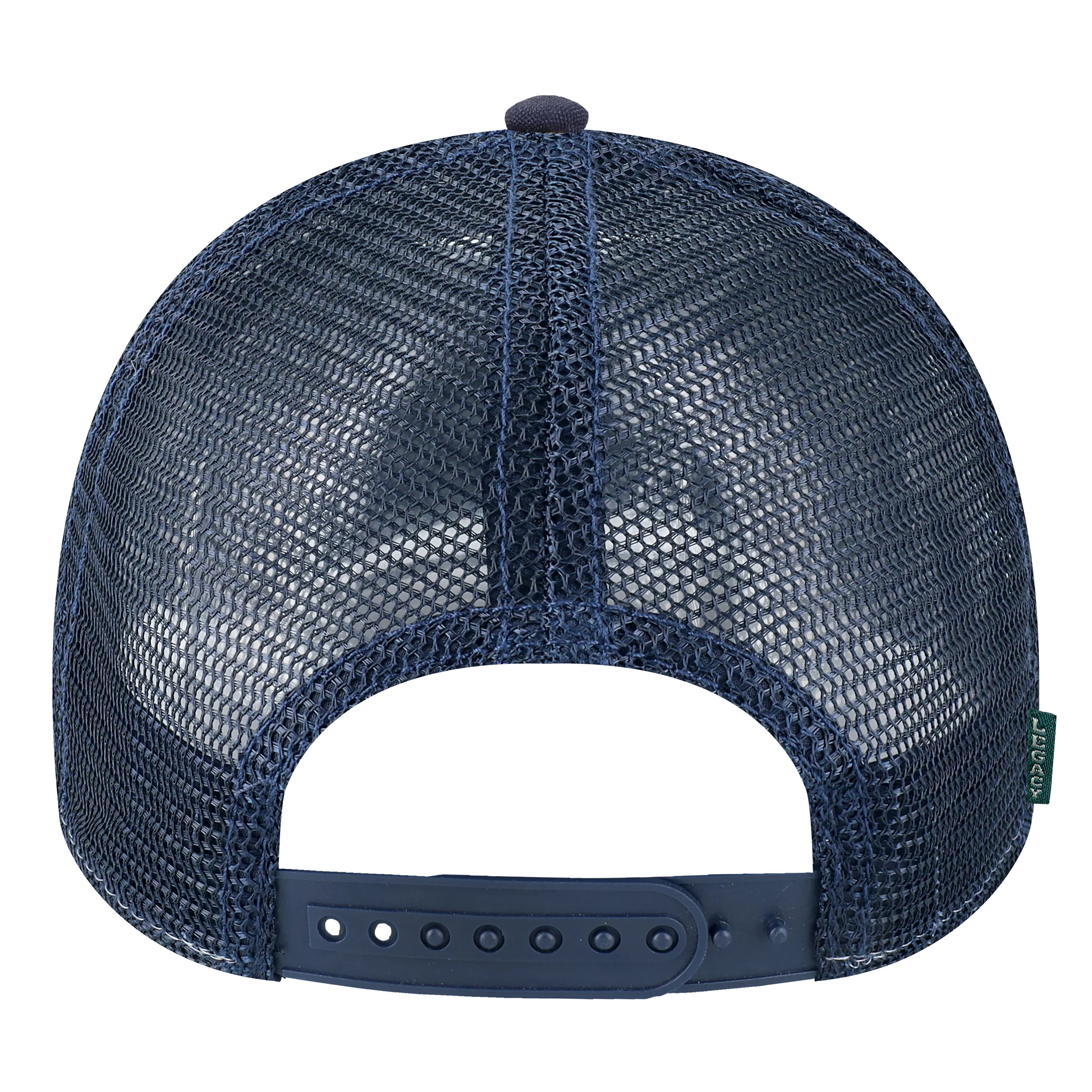 West Virginia Mountaineers Navy Lo-Pro Snapback Adjustable Trucker Hat - Image 2