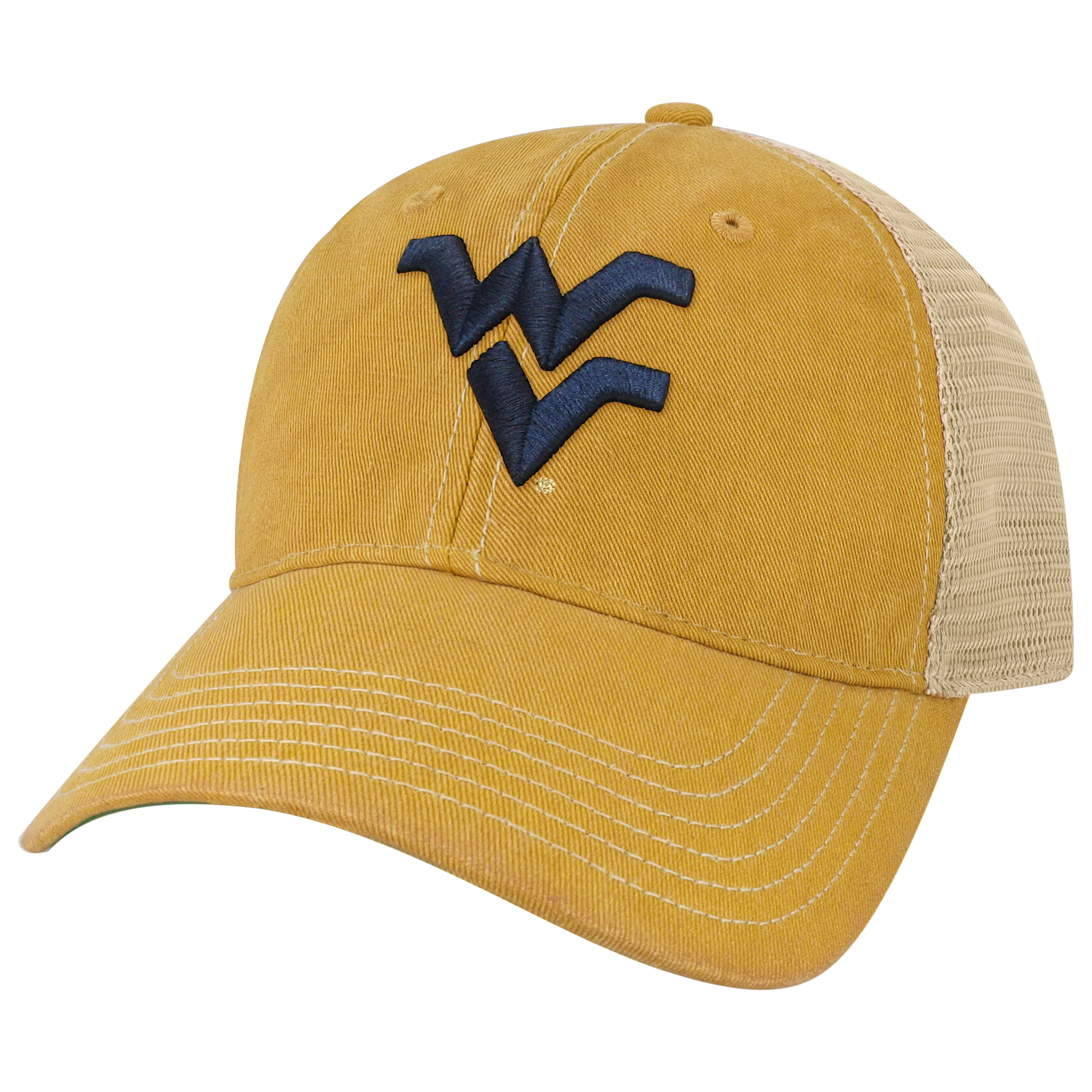 West Virginia Mountaineers OFA Old Favorite Adjustable Trucker Hat - Image 4