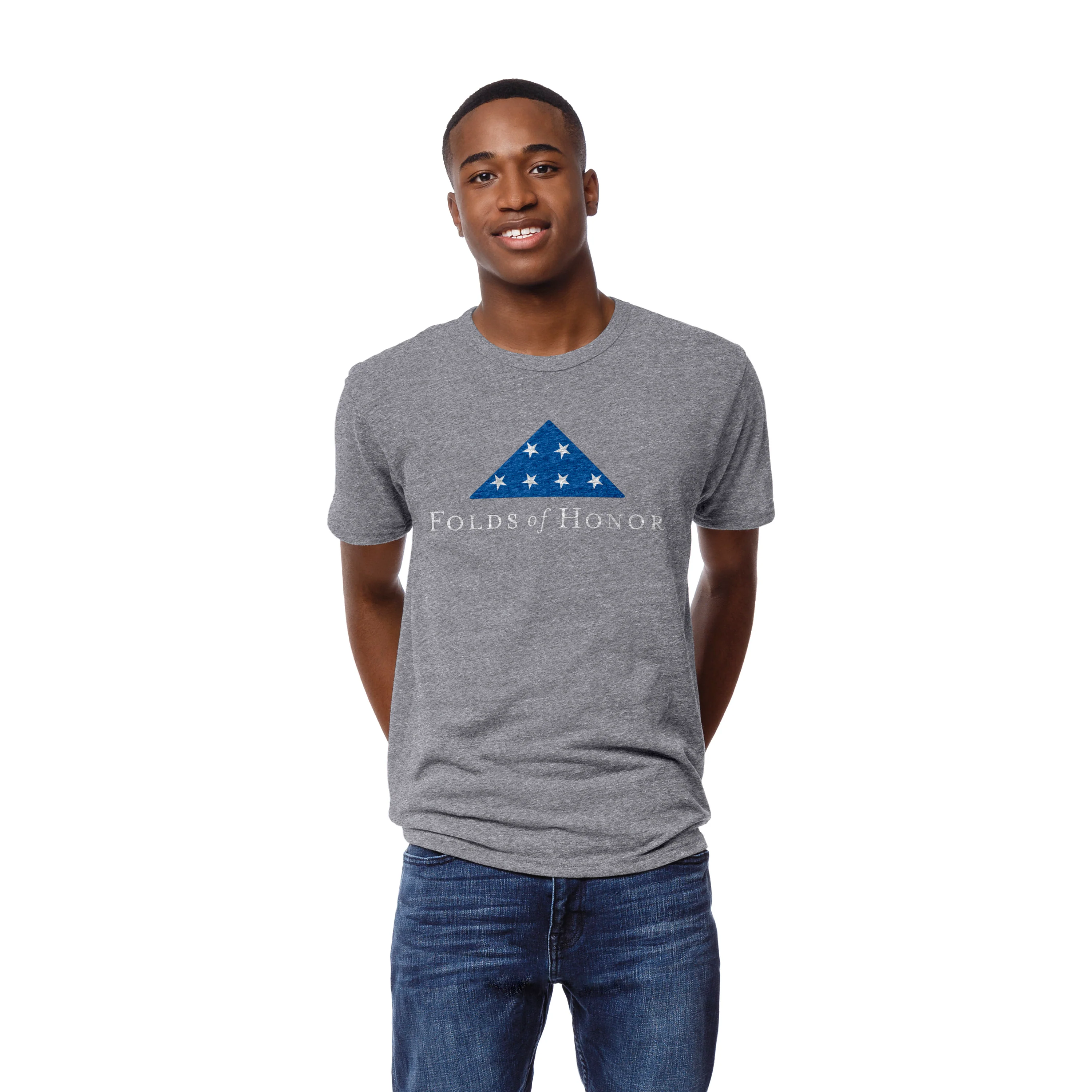 FOH Men's Heather Grey Victory Falls Tee - Image 2
