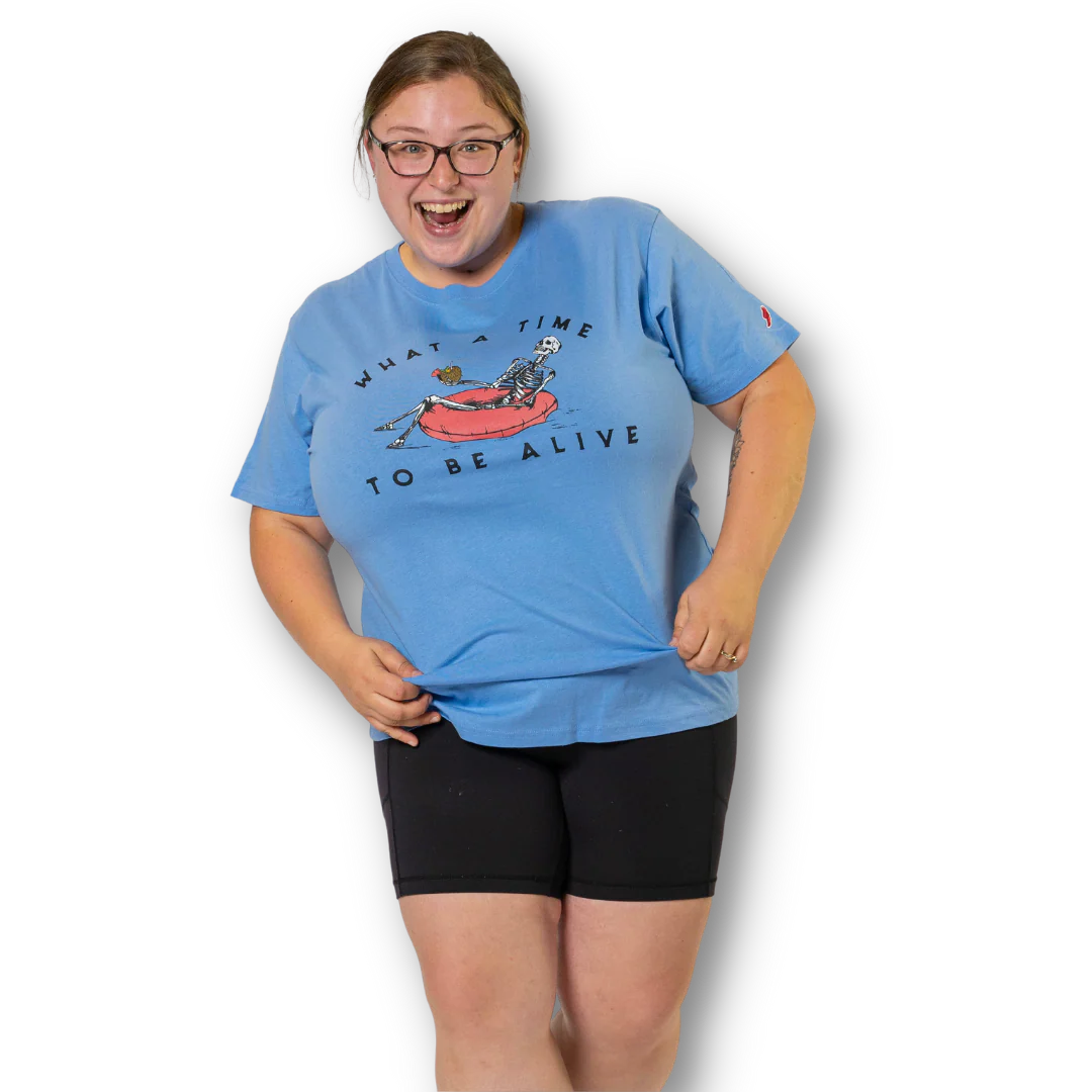Floating Skelly - All American Tee - Image 3