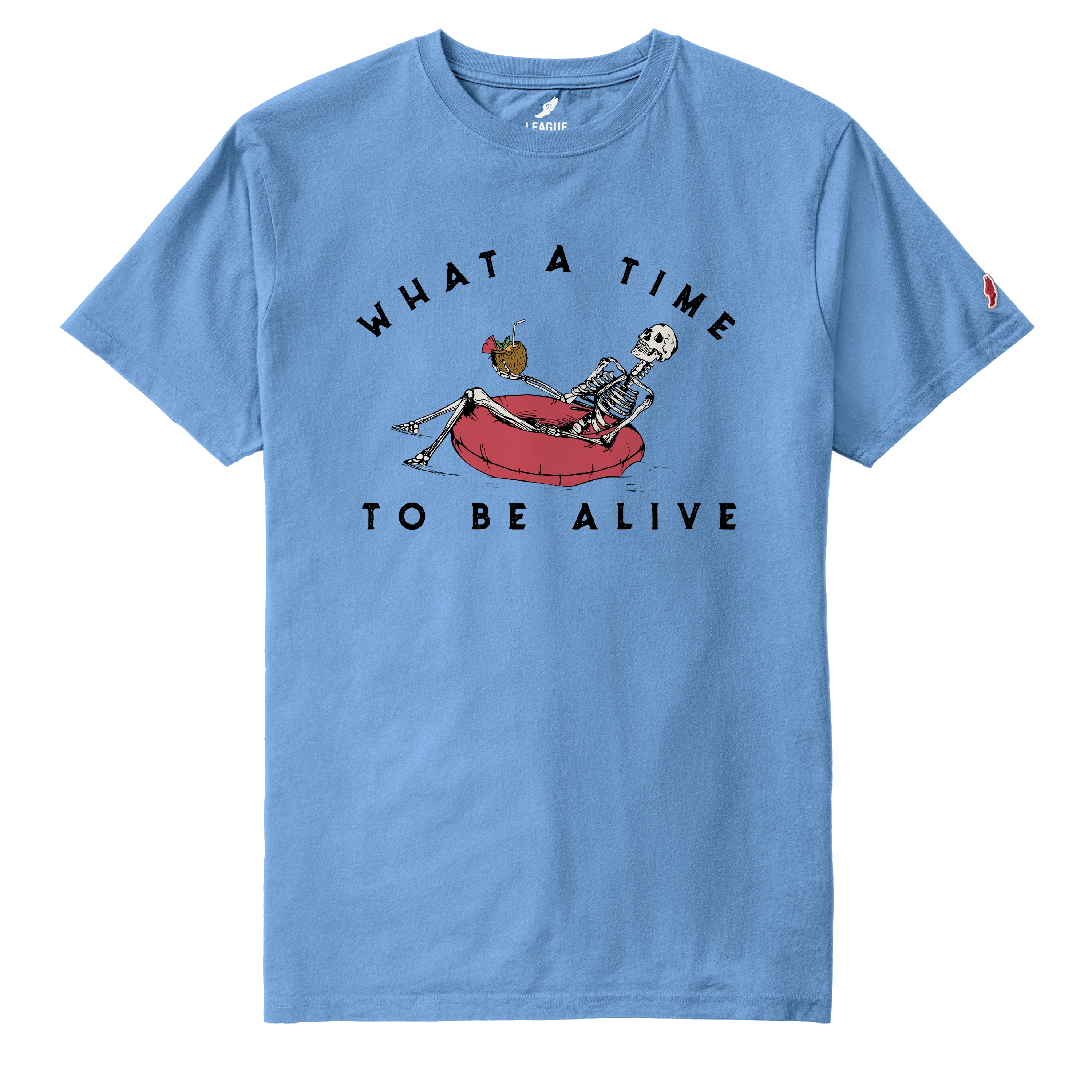 Floating Skelly - All American Tee - Image 4