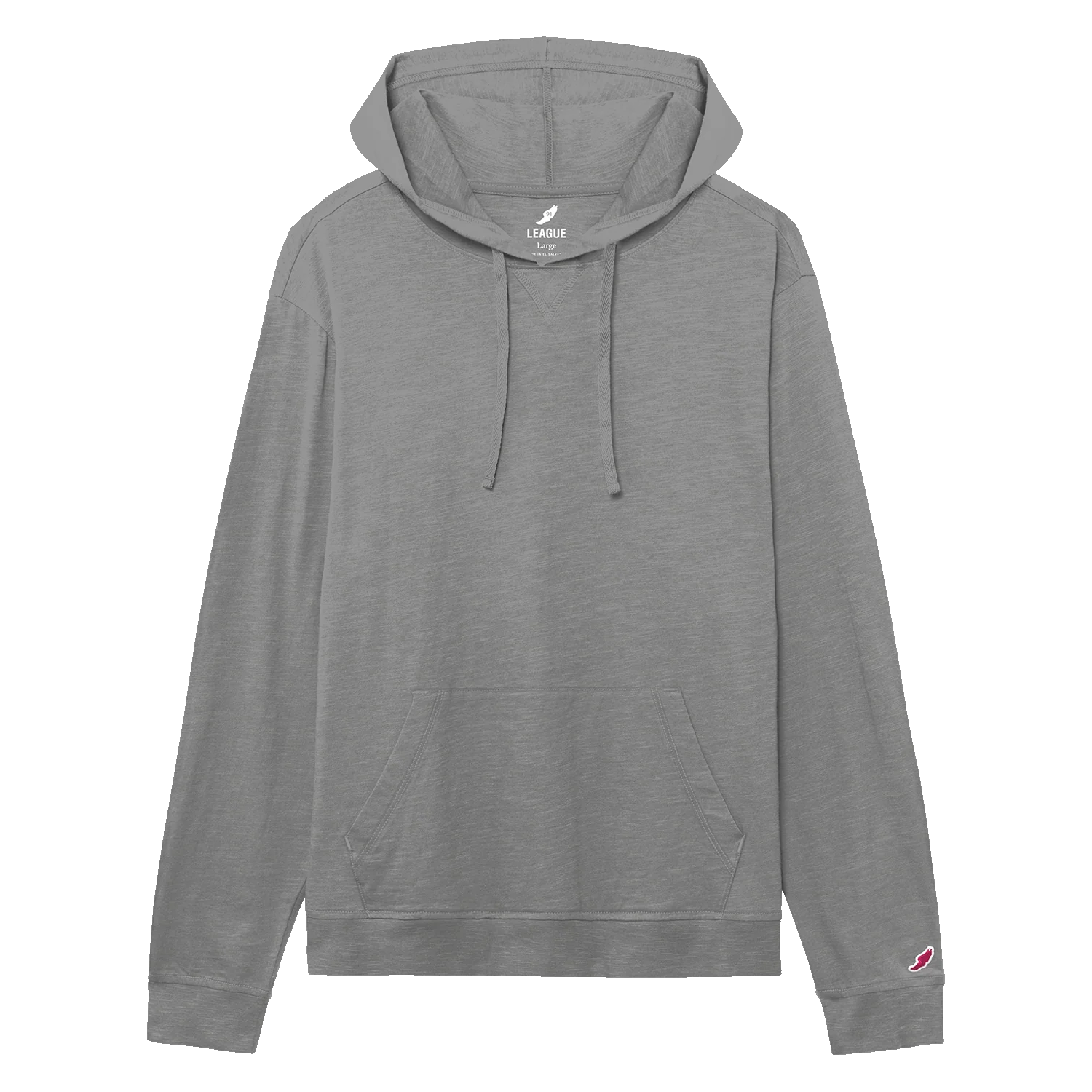 JS120 Jersey Slub Long Sleeve Hood - Image 10
