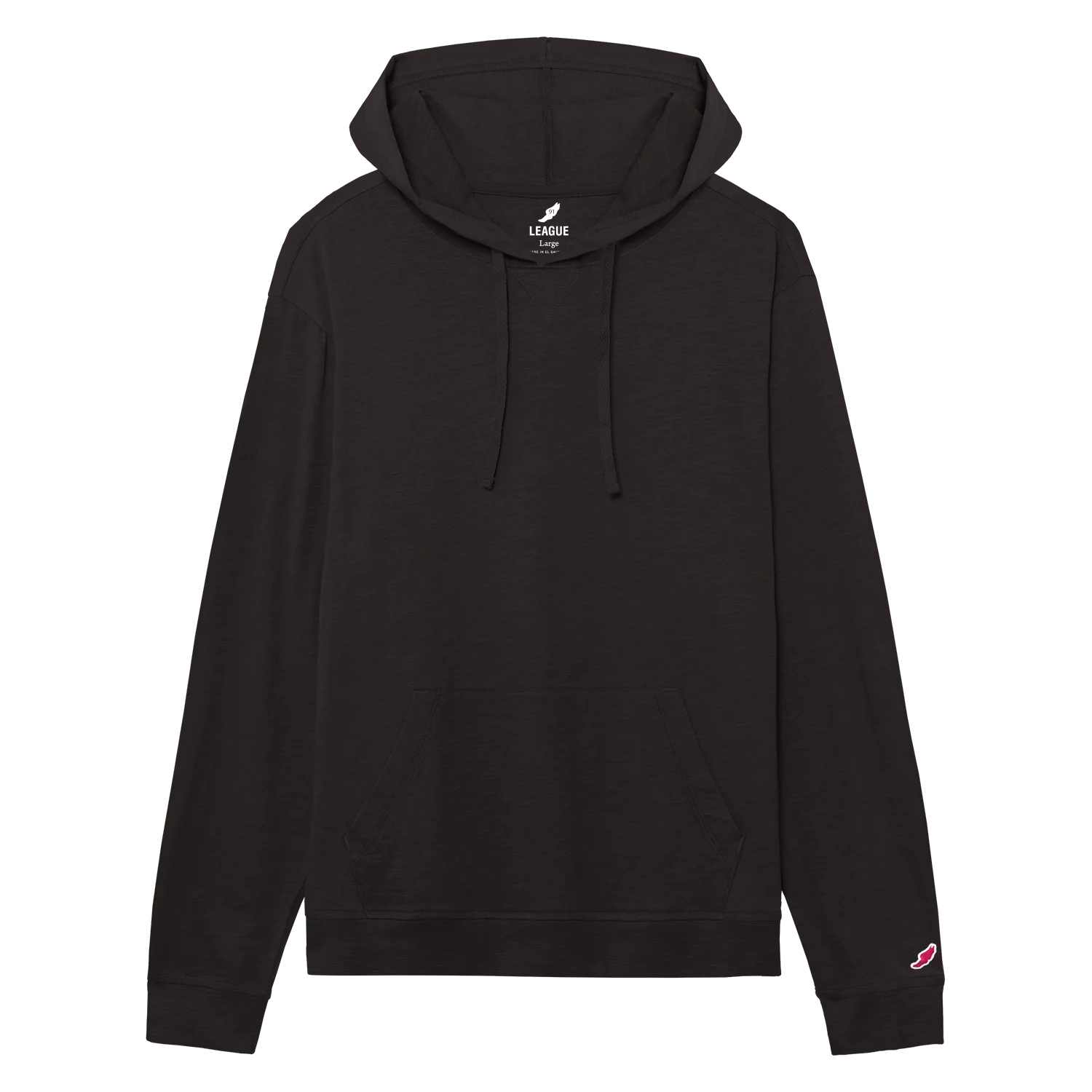 JS120 Jersey Slub Long Sleeve Hood - Image 11