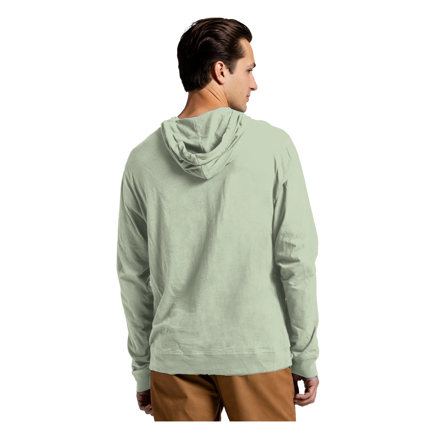 JS120 Jersey Slub Long Sleeve Hood - Image 4