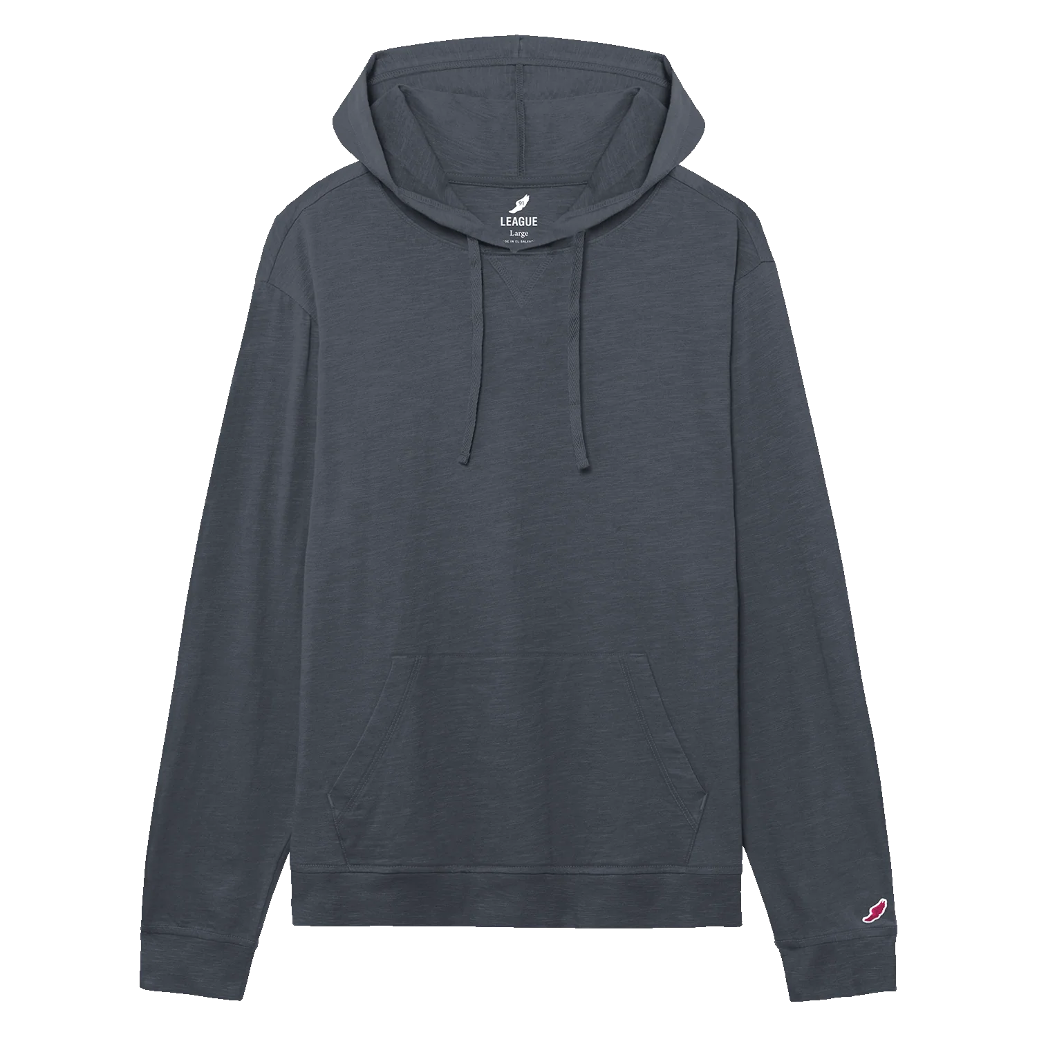 JS120 Jersey Slub Long Sleeve Hood - Image 9