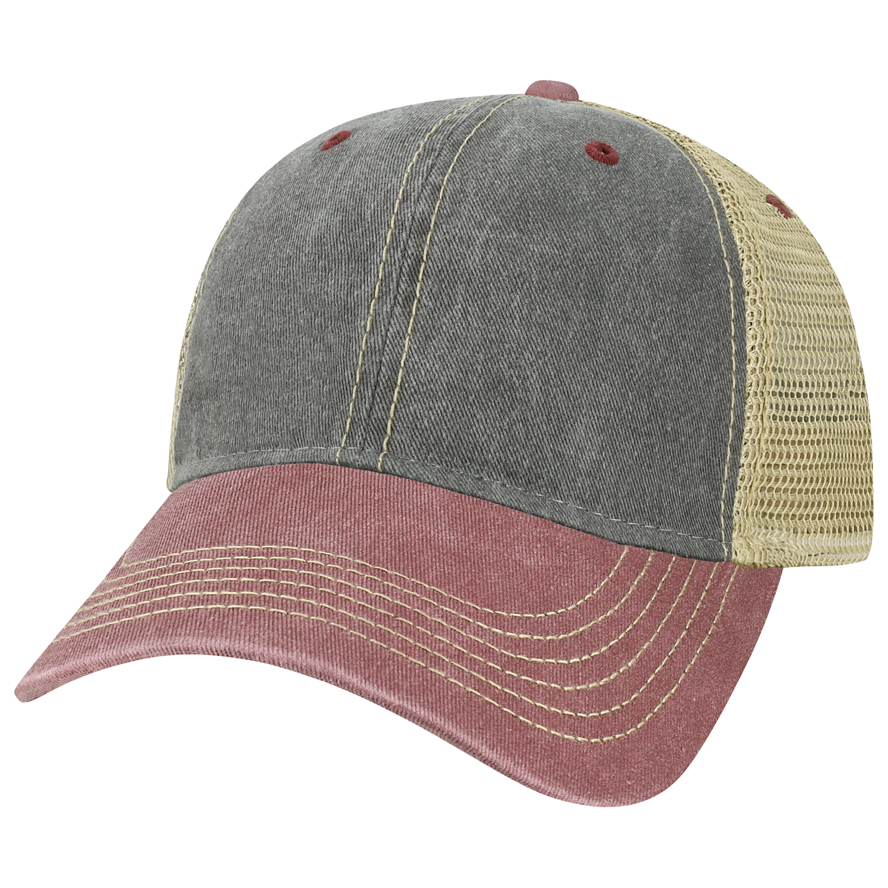 51286 Legend Vintage Wash Trucker Cap - Image 12