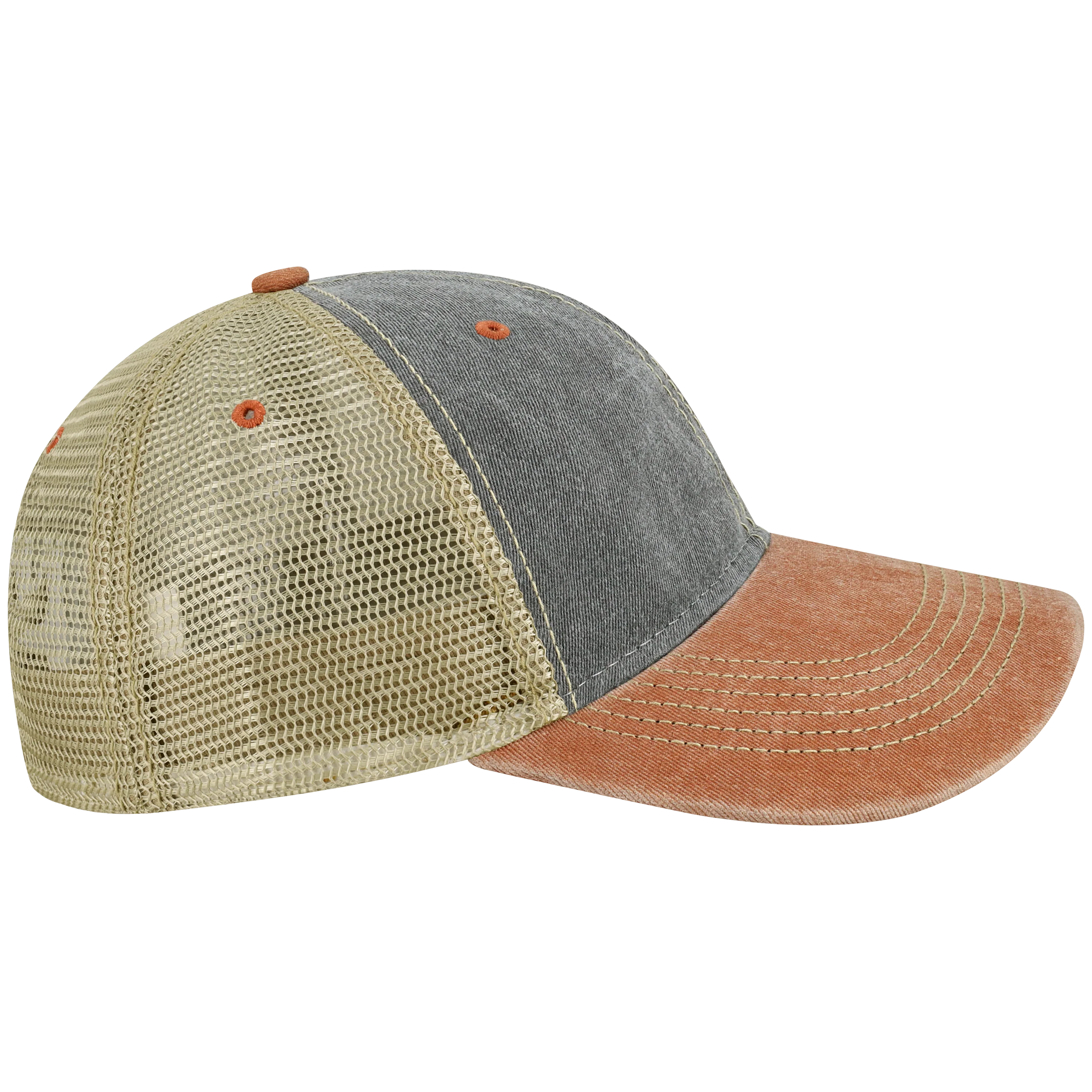 51286 Legend Vintage Wash Trucker Cap - Image 3