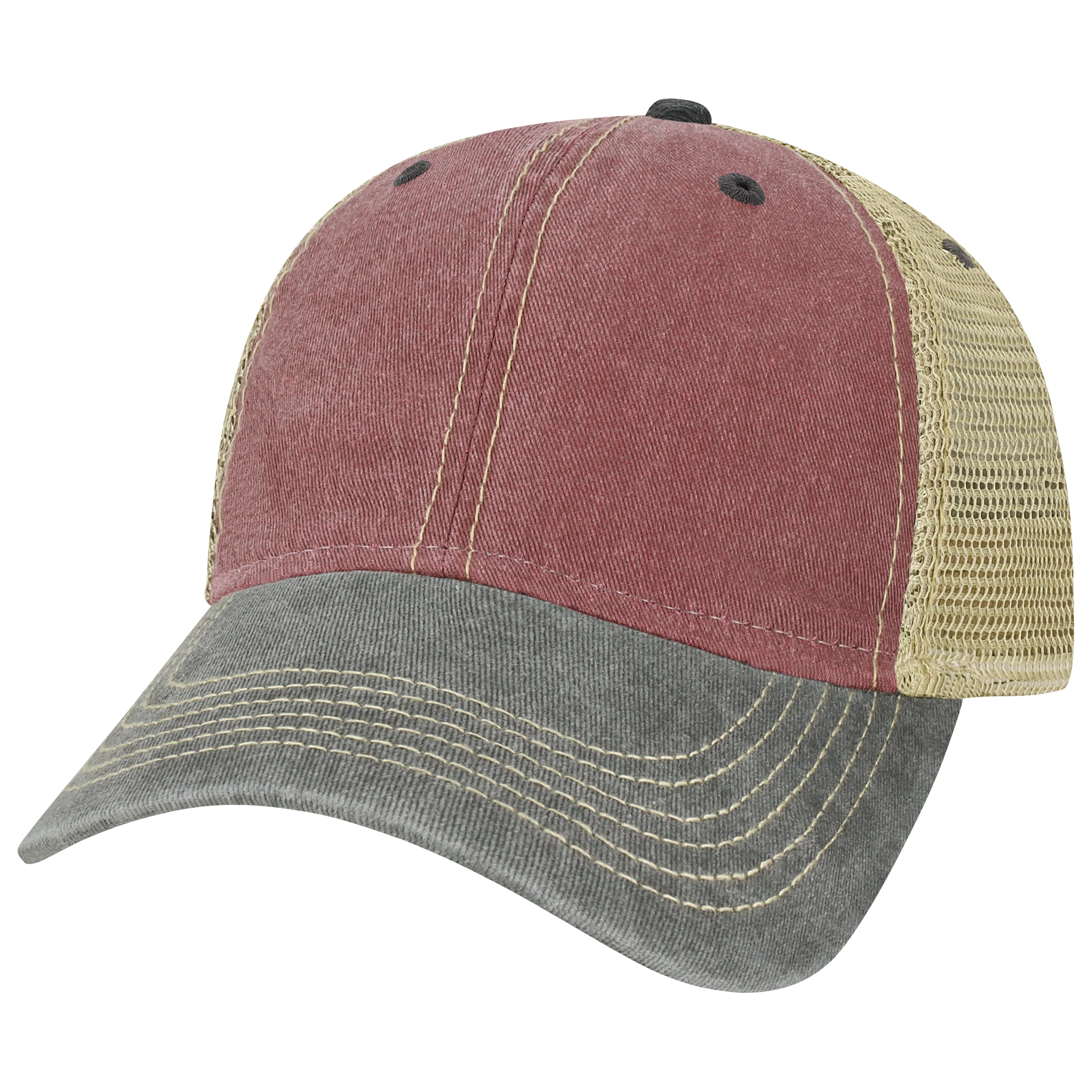 51286 Legend Vintage Wash Trucker Cap - Image 8