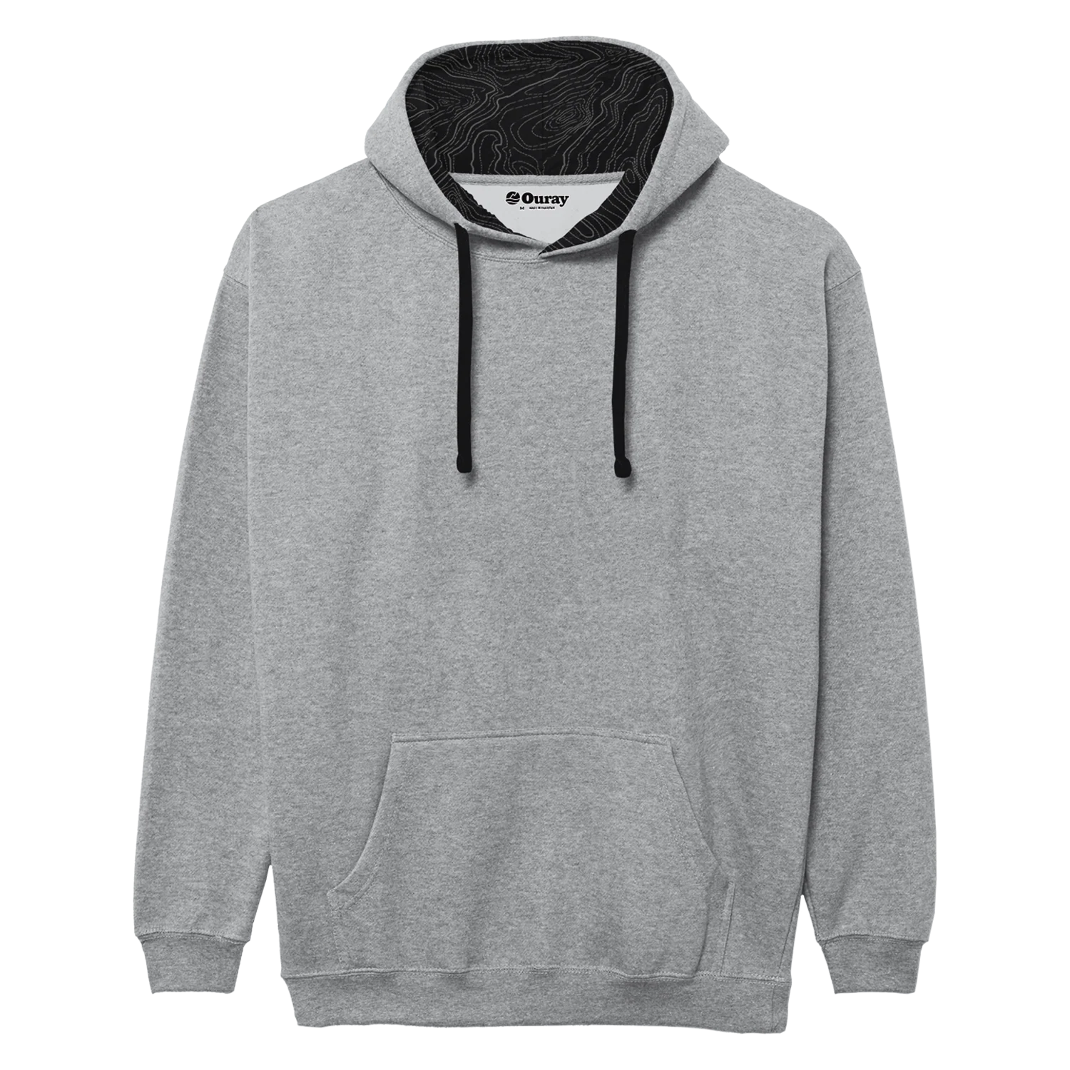 31048 Benchmark Colorblock Pullover Hood - Premium Heather - Image 8