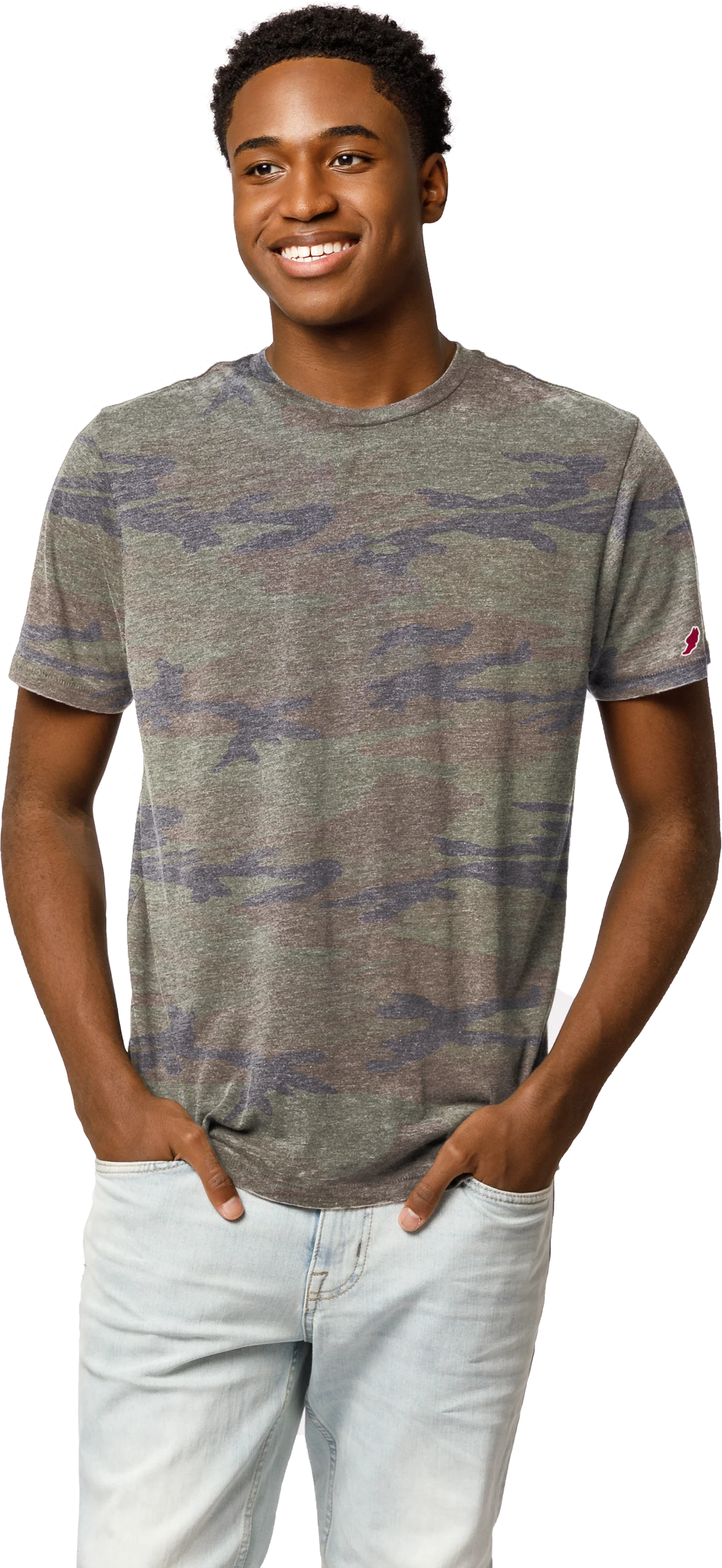 648MBC Men's Burnout Camo Tee - Image 3