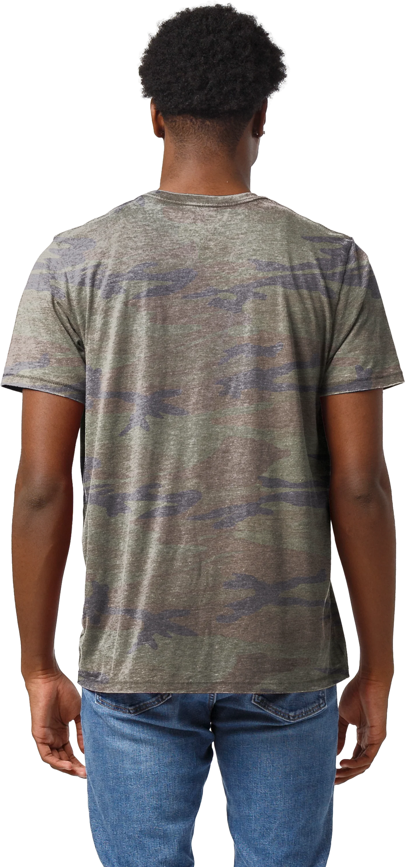 648MBC Men's Burnout Camo Tee - Image 4