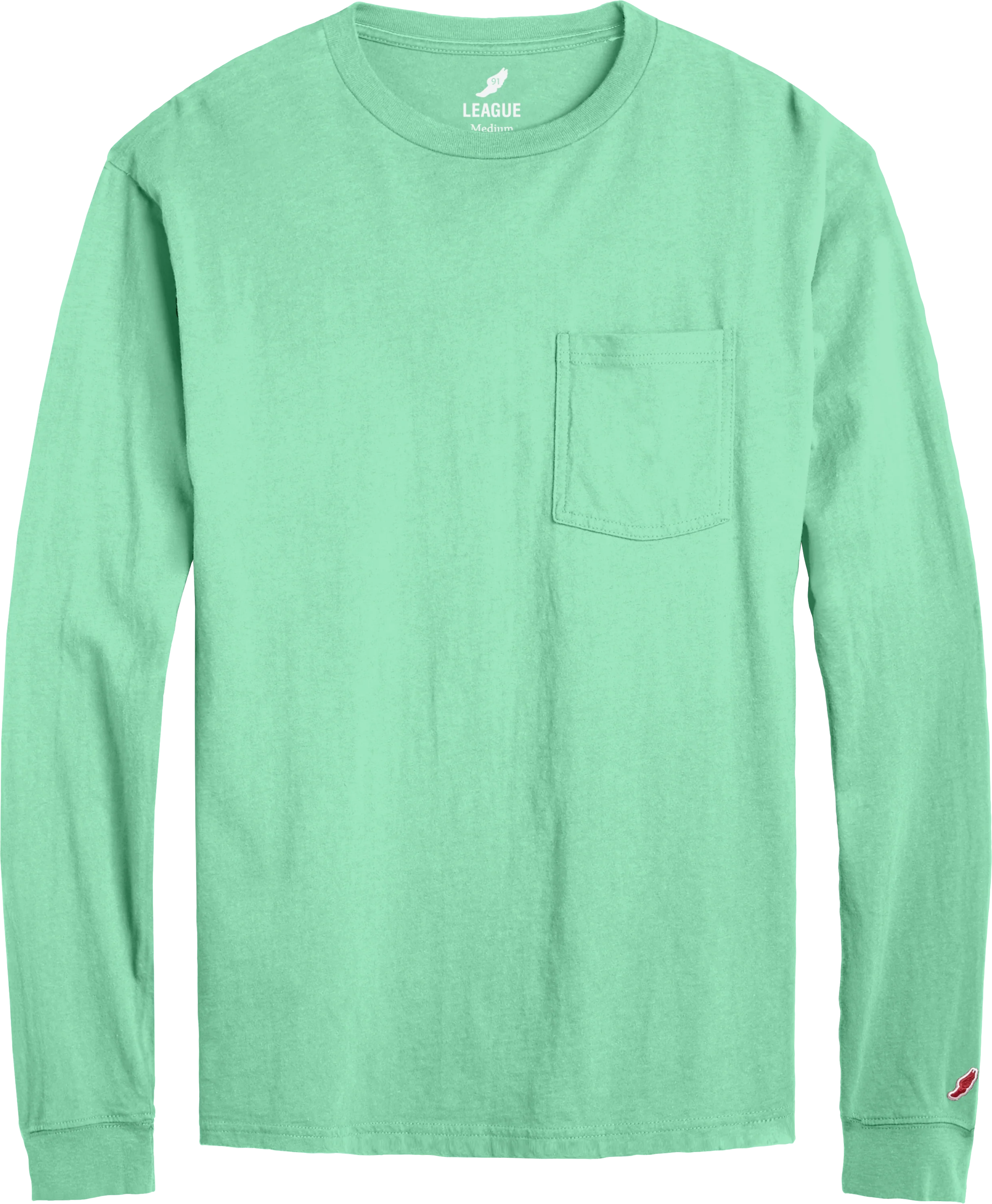 BT300 Long Sleeve Pocket Tee - Fashion Colors - Image 10