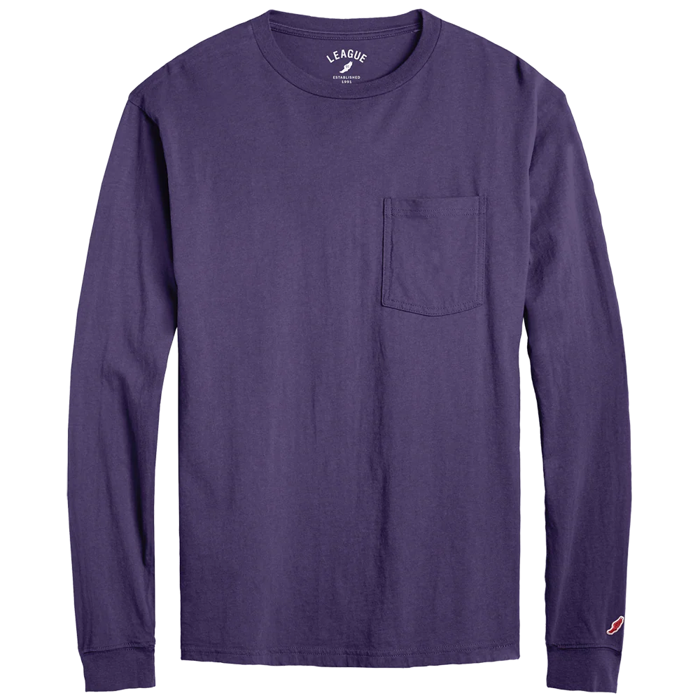 BT300 Long Sleeve Pocket Tee - Fashion Colors - Image 12