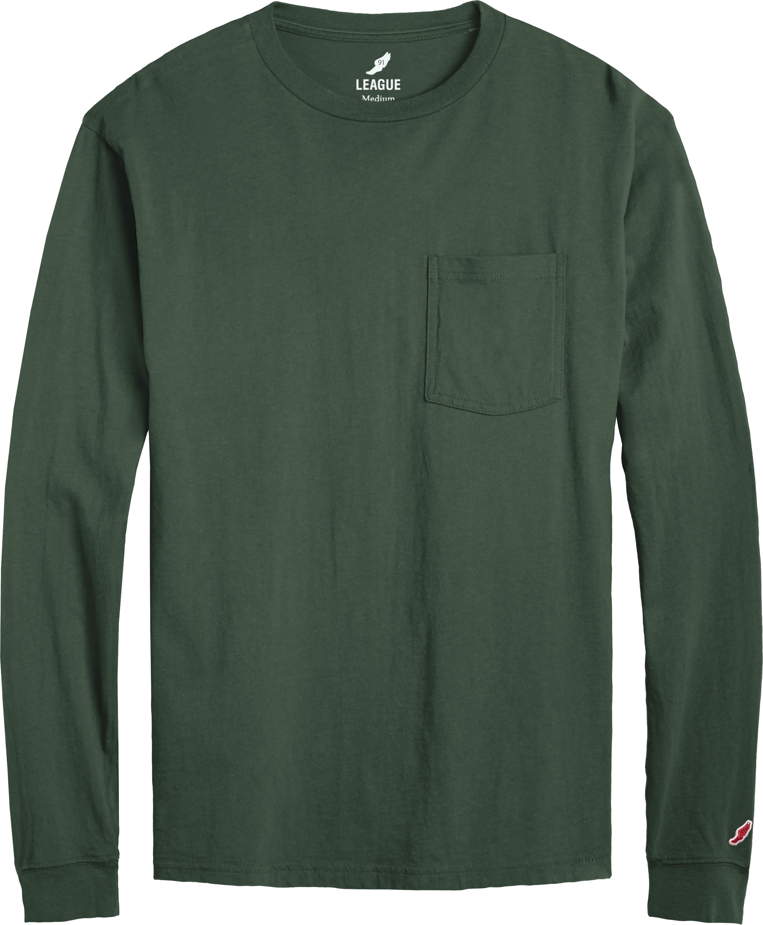 BT300 Long Sleeve Pocket Tee - Fashion Colors - Image 15