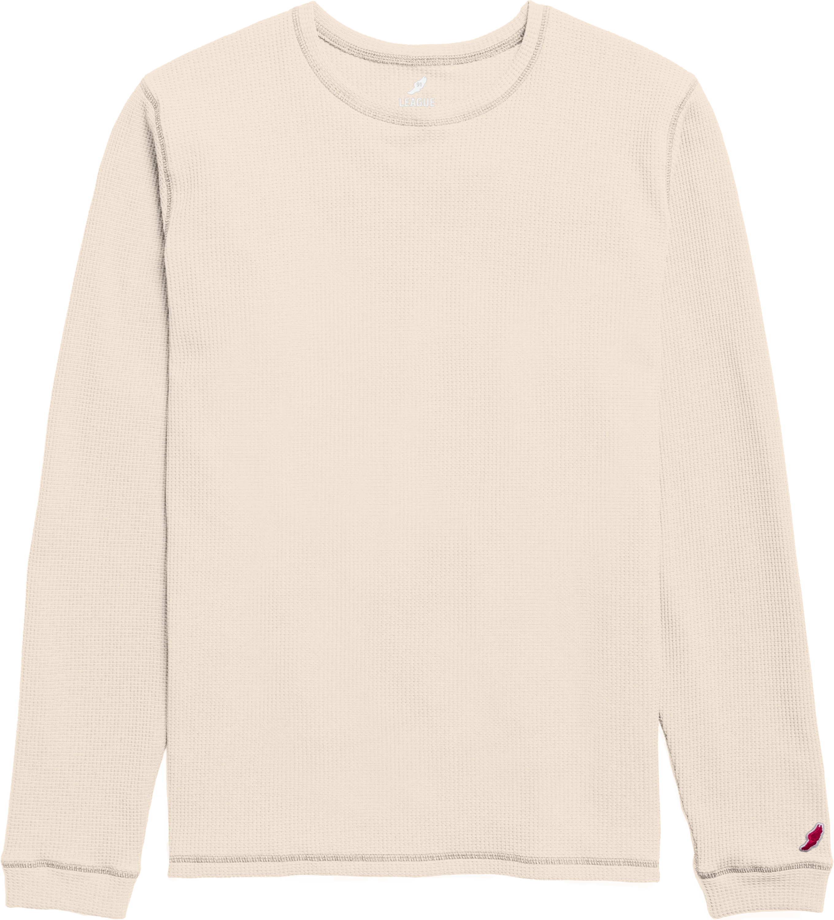 WA200 Waffle Long Sleeve Crew - Image 5