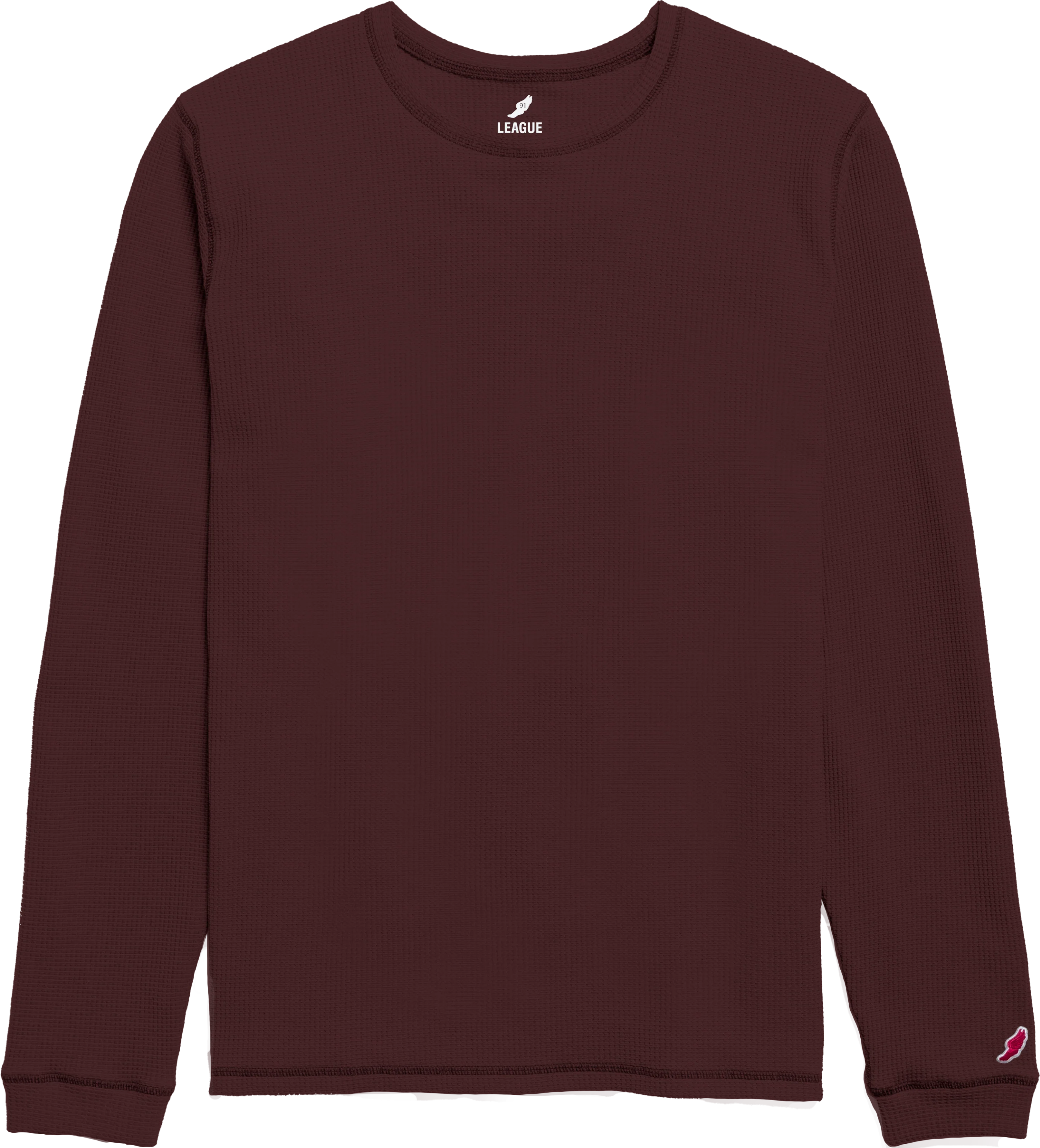 WA200 Waffle Long Sleeve Crew - Image 6