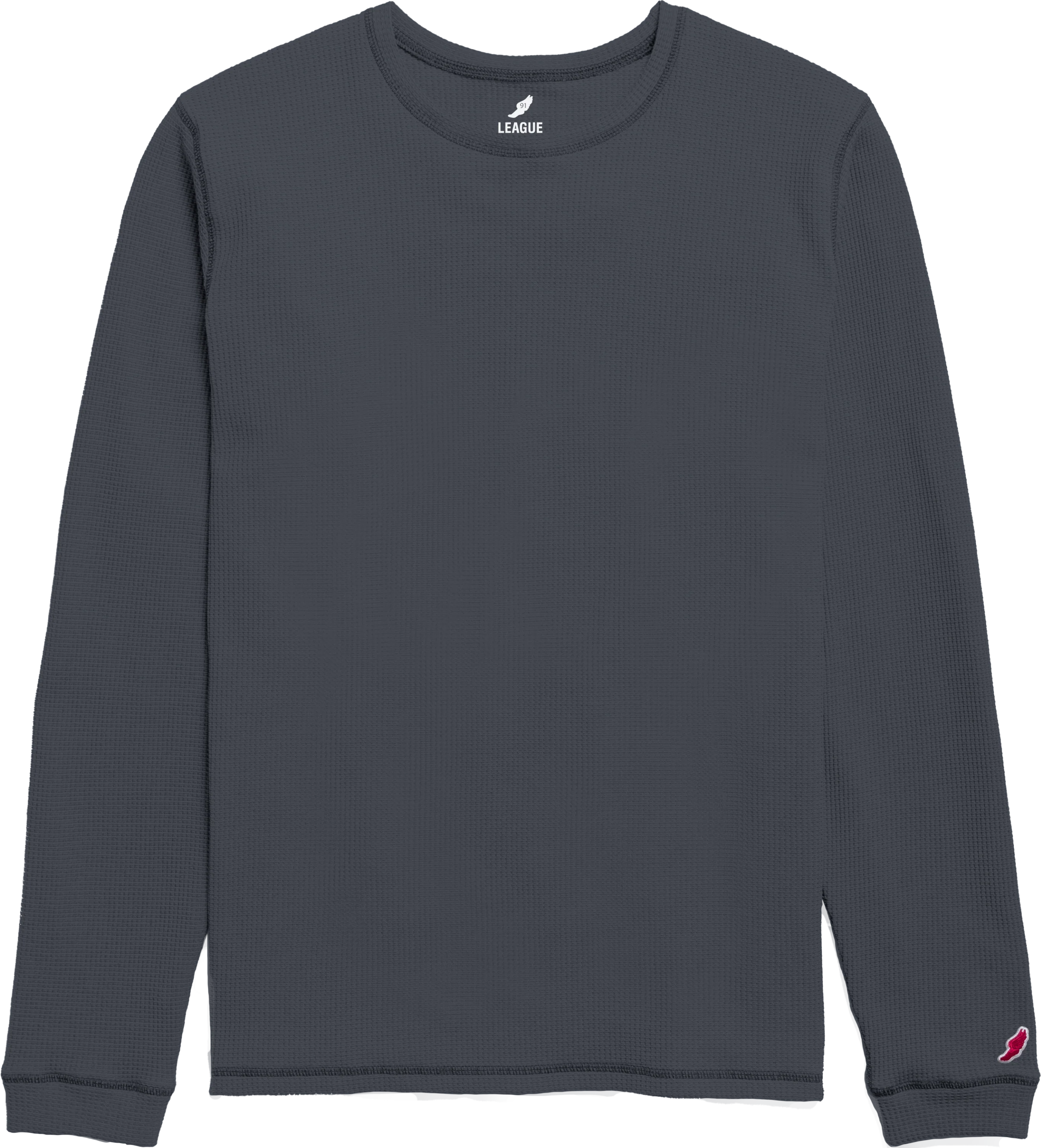 WA200 Waffle Long Sleeve Crew - Image 7