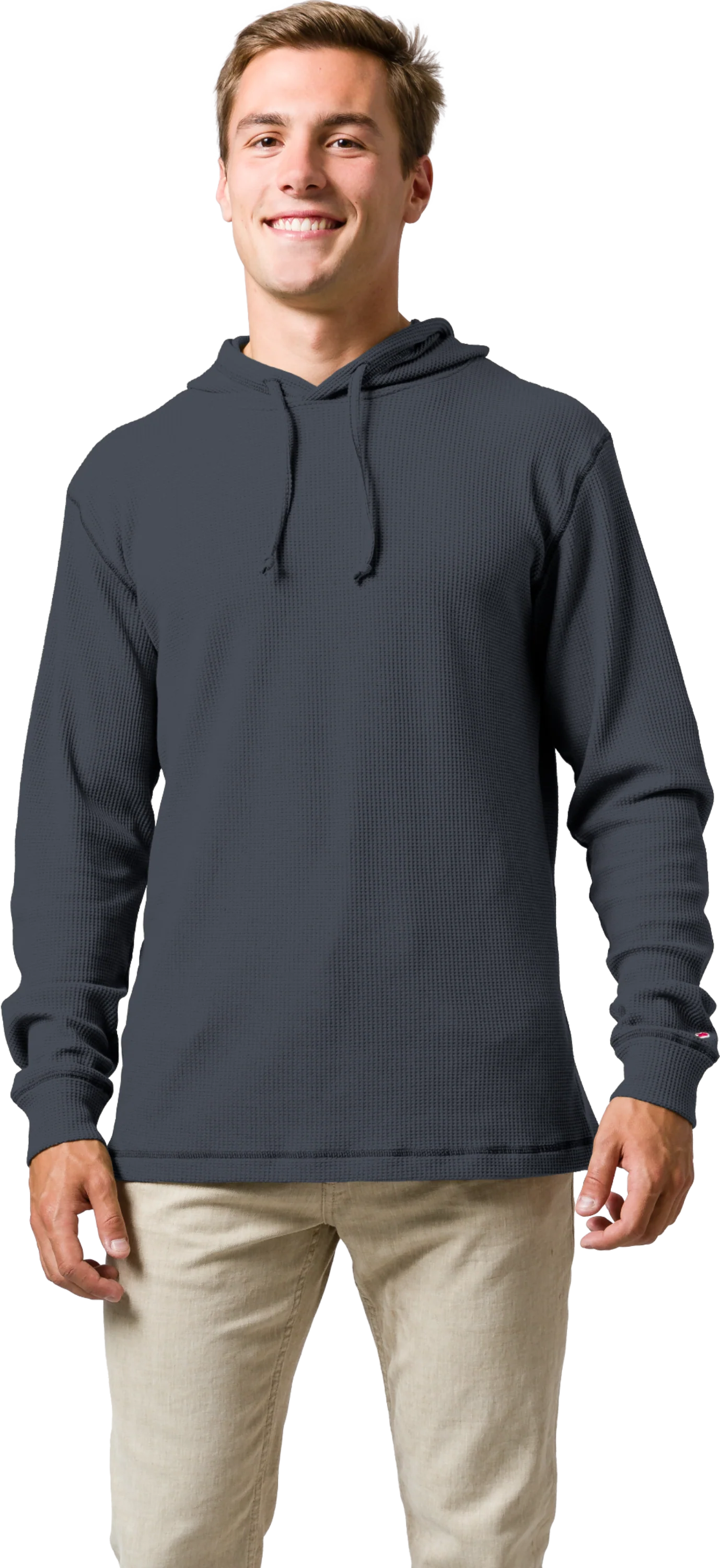 WA225 Waffle Pullover Hood - Image 3