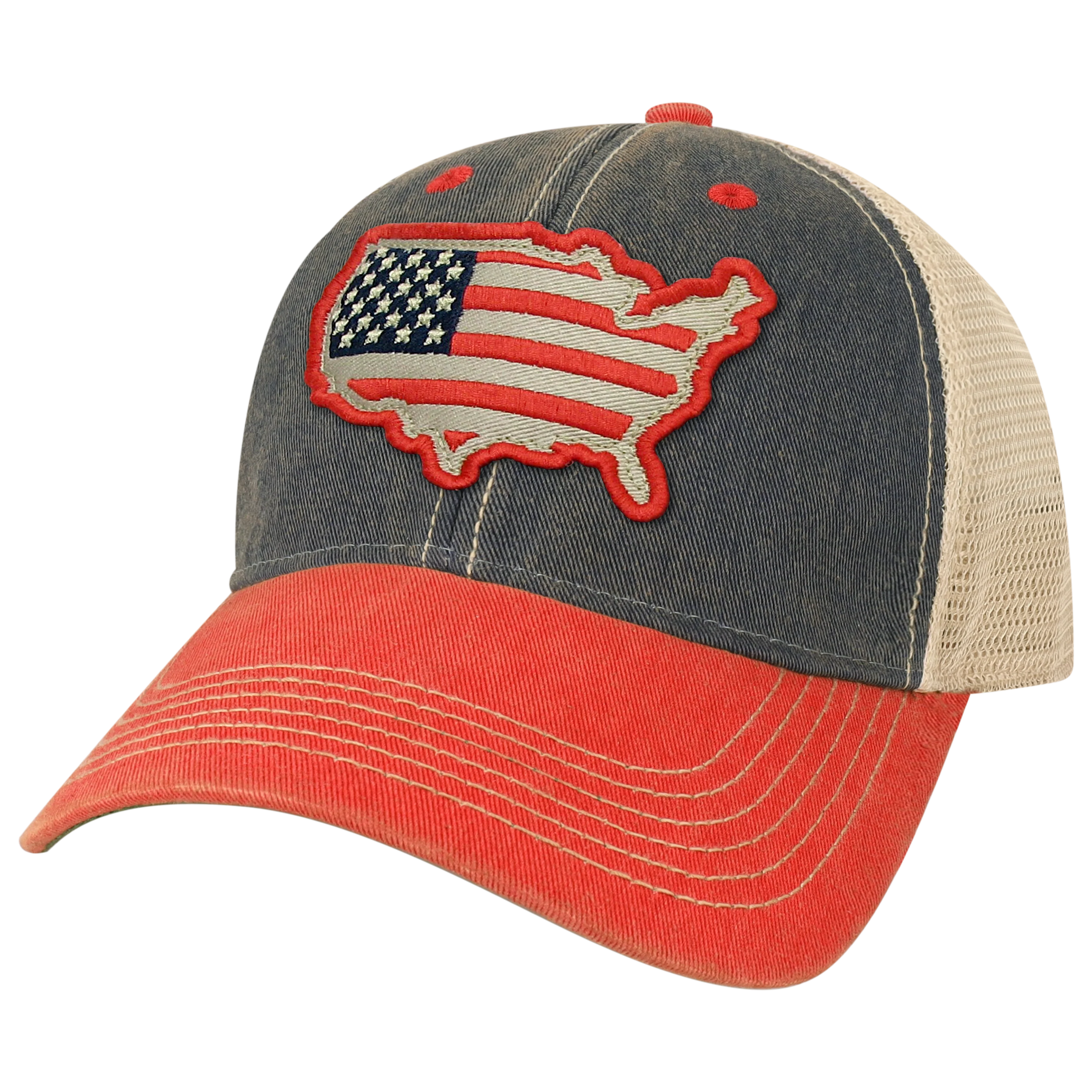 USA Patch Old Favorite 2-Tone Trucker - Image 3