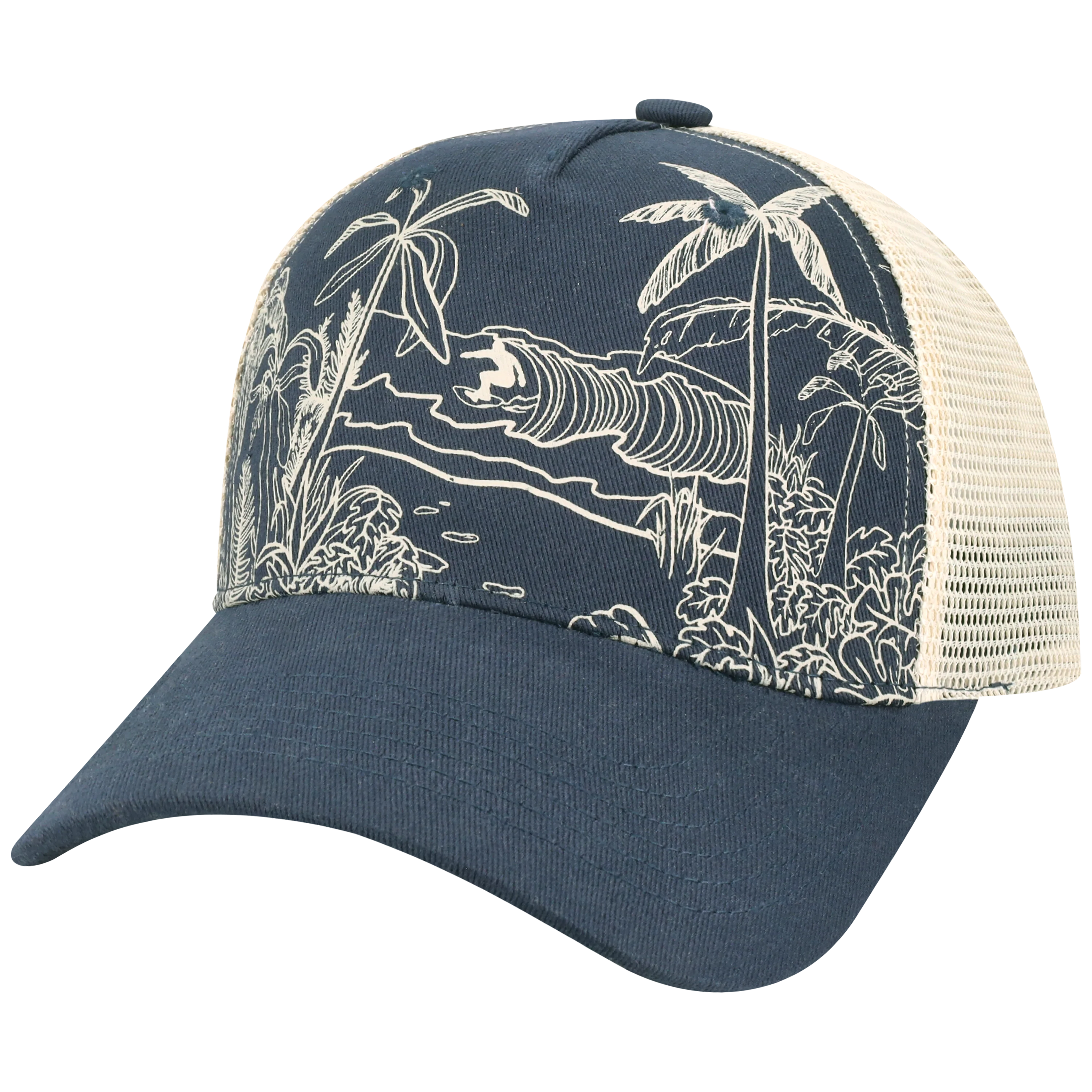 5PTKR Structured 5 Panel Trucker Cap - Coastal - Image 10