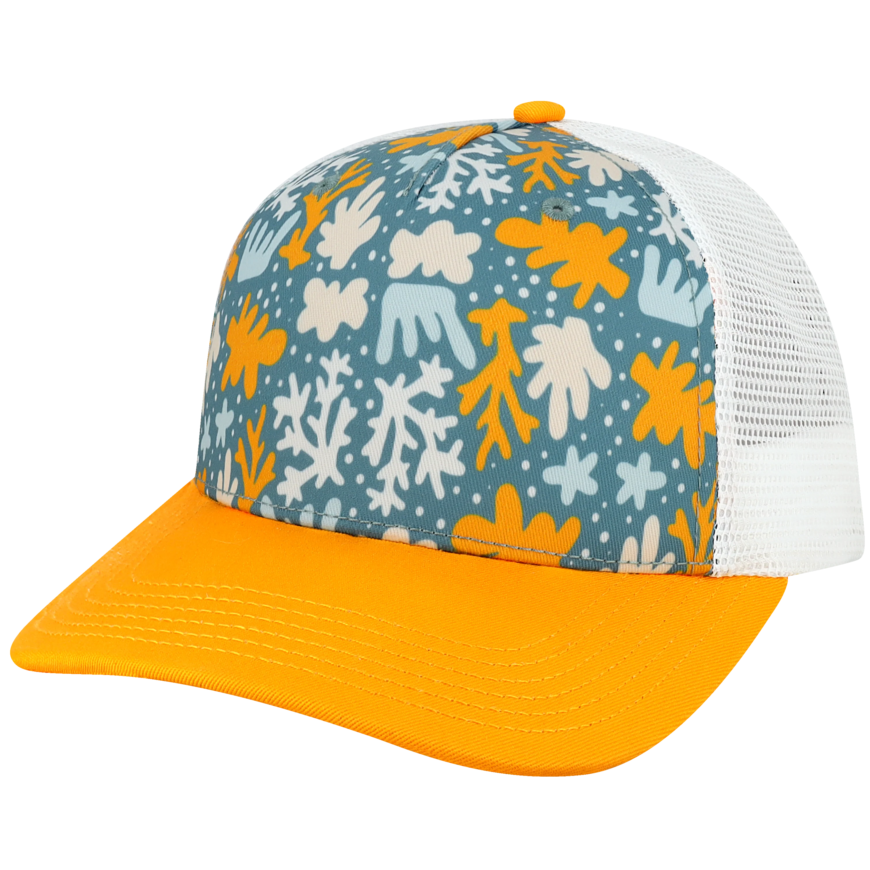 5PTKR Structured 5 Panel Trucker Cap - Coastal - Image 11