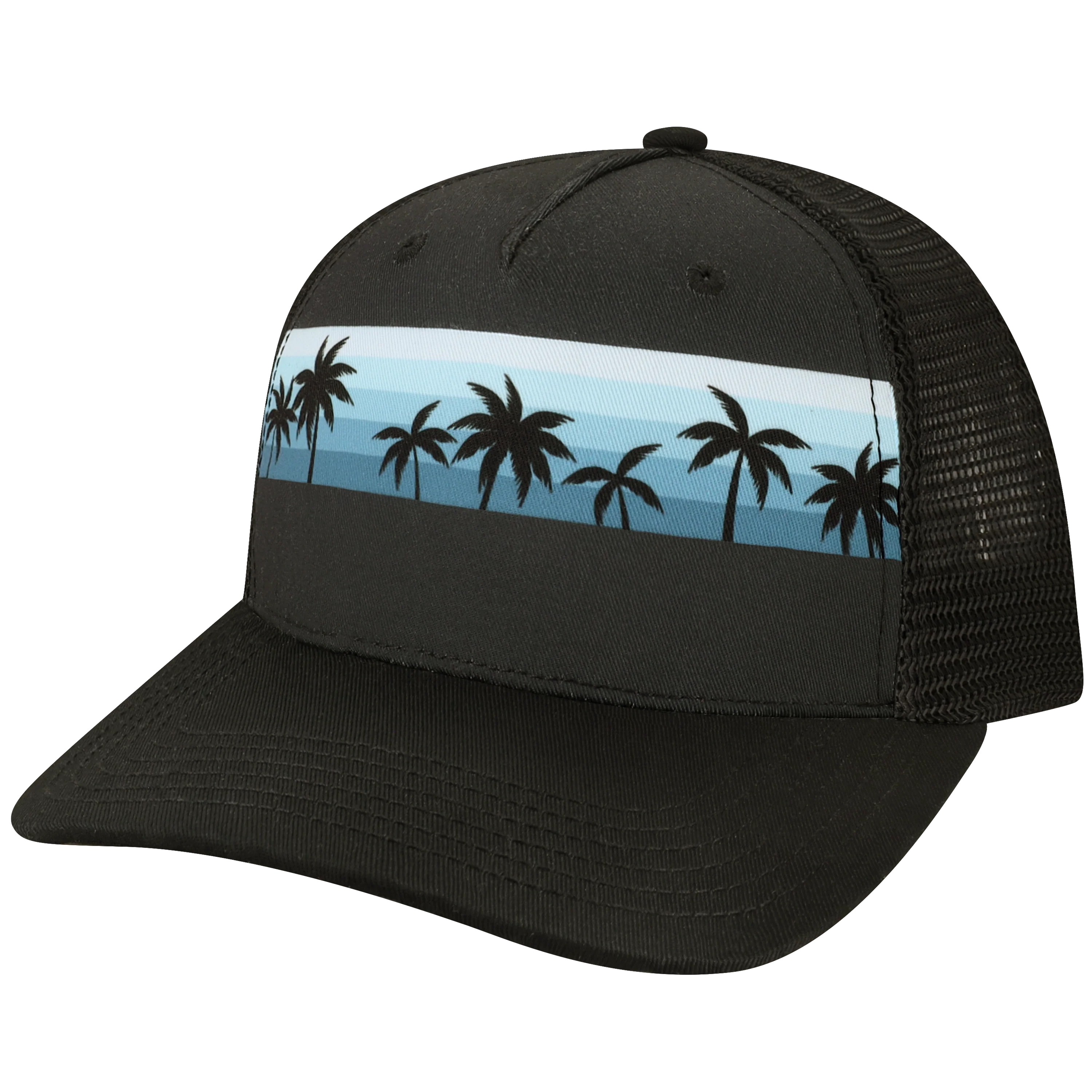 5PTKR Structured 5 Panel Trucker Cap - Coastal - Image 16